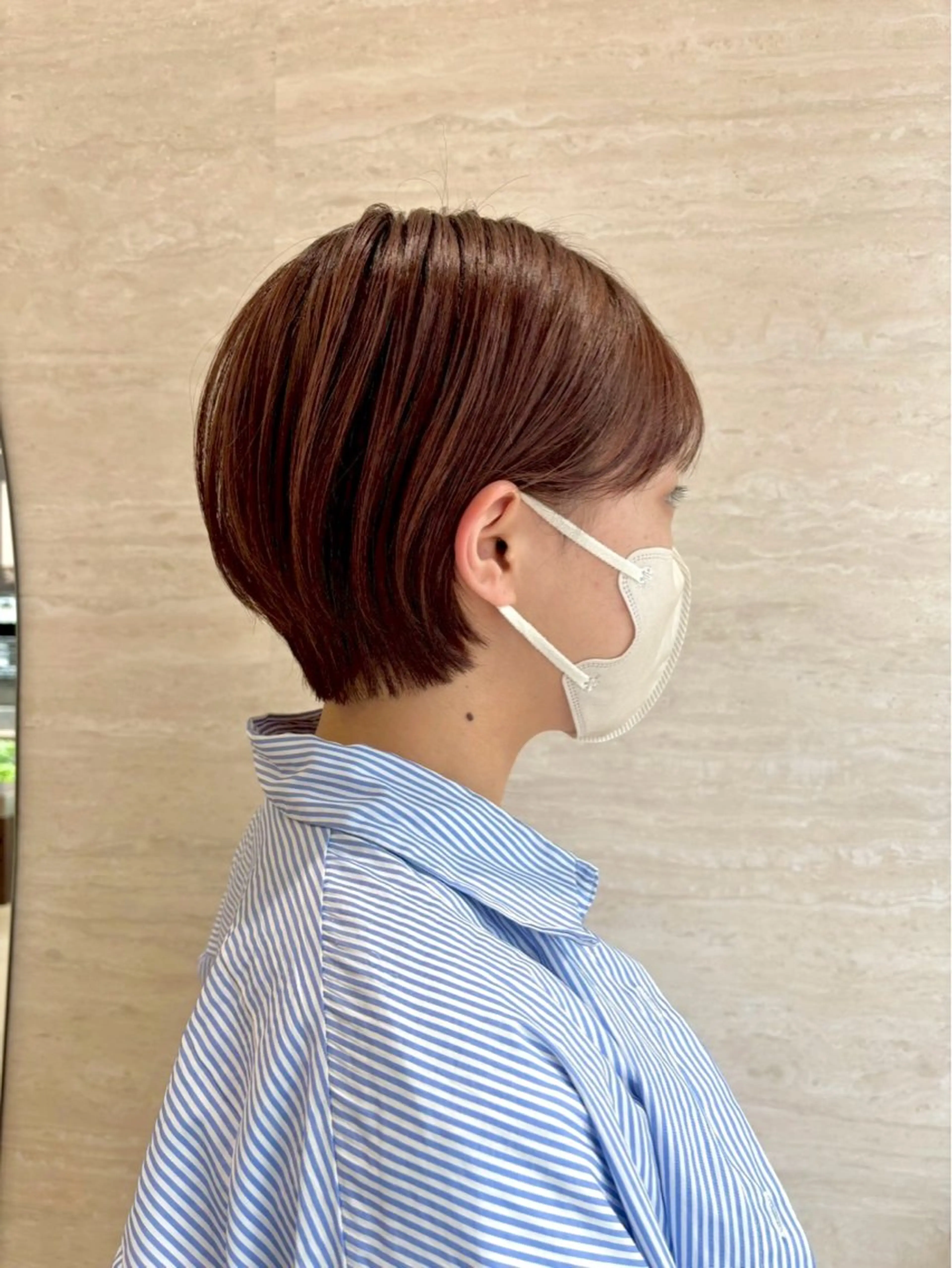 ショート THE ESCALA 町田店所属・町田/メンズカット/ センターパート/細木のヘアスタイル