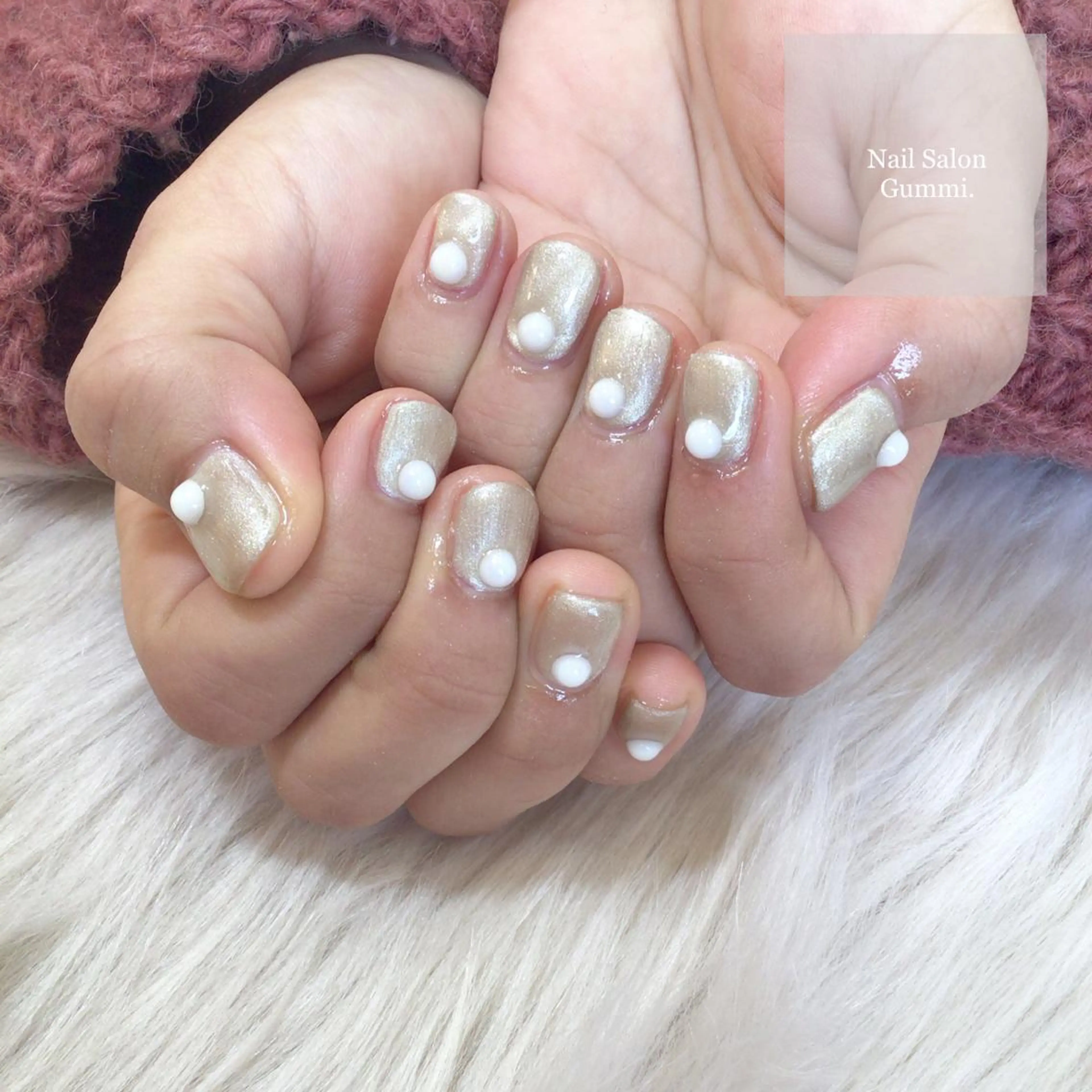 ネイル キラキラネイル 韓国ネイル ラメ(グリッター) ミラーネイル ニュアンスネイル Nail Salon Gummi.のネイルデザイン