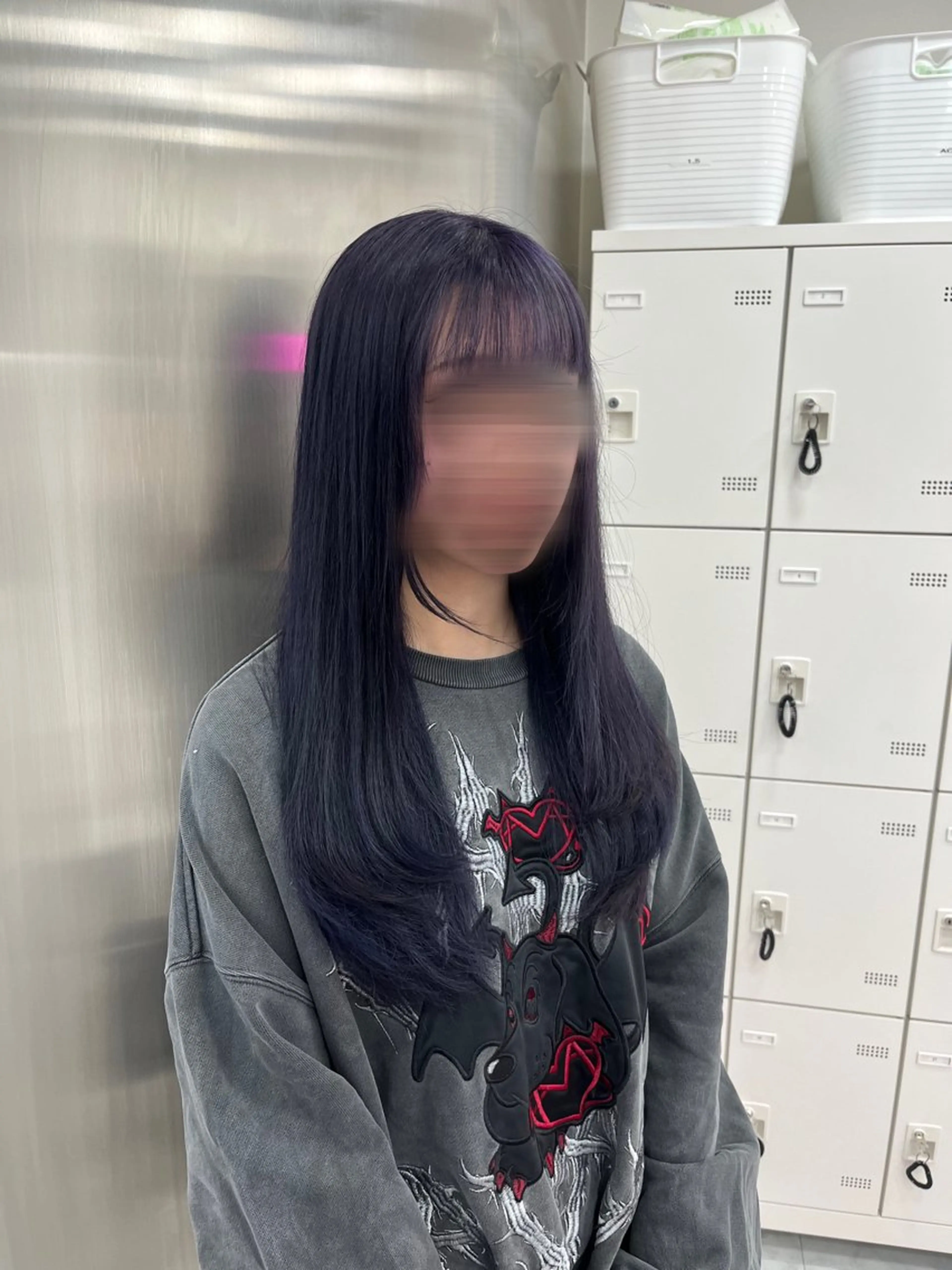 ロング カラー ブルーカラー ブルーバイオレット バイオレットカラー 💖トレンド秋冬 カラー💖FUTAのヘアスタイル