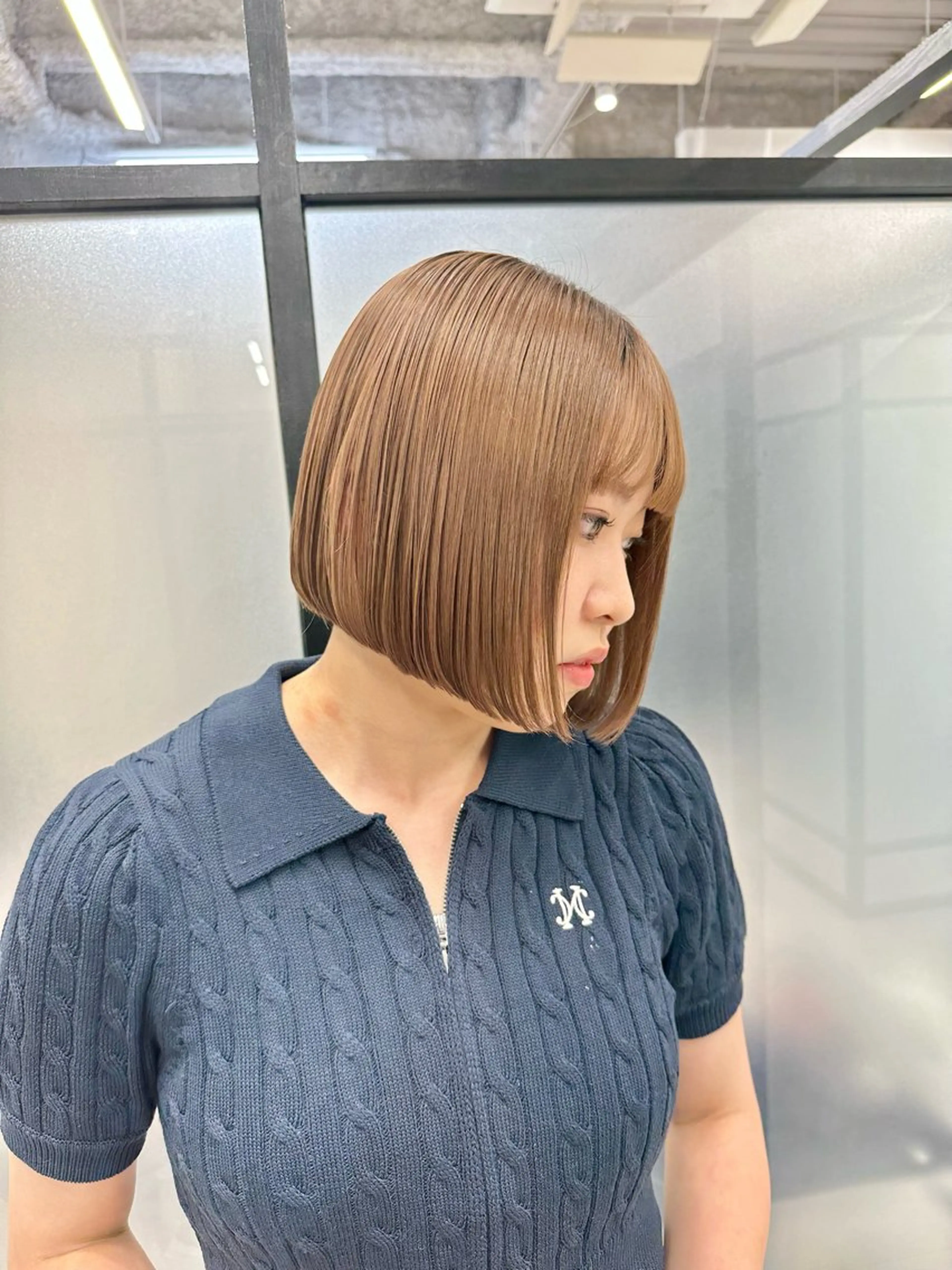 ショート SALOWIN心斎橋Suite店所属・洗っても取れない 髪質改善|OJIROのヘアスタイル