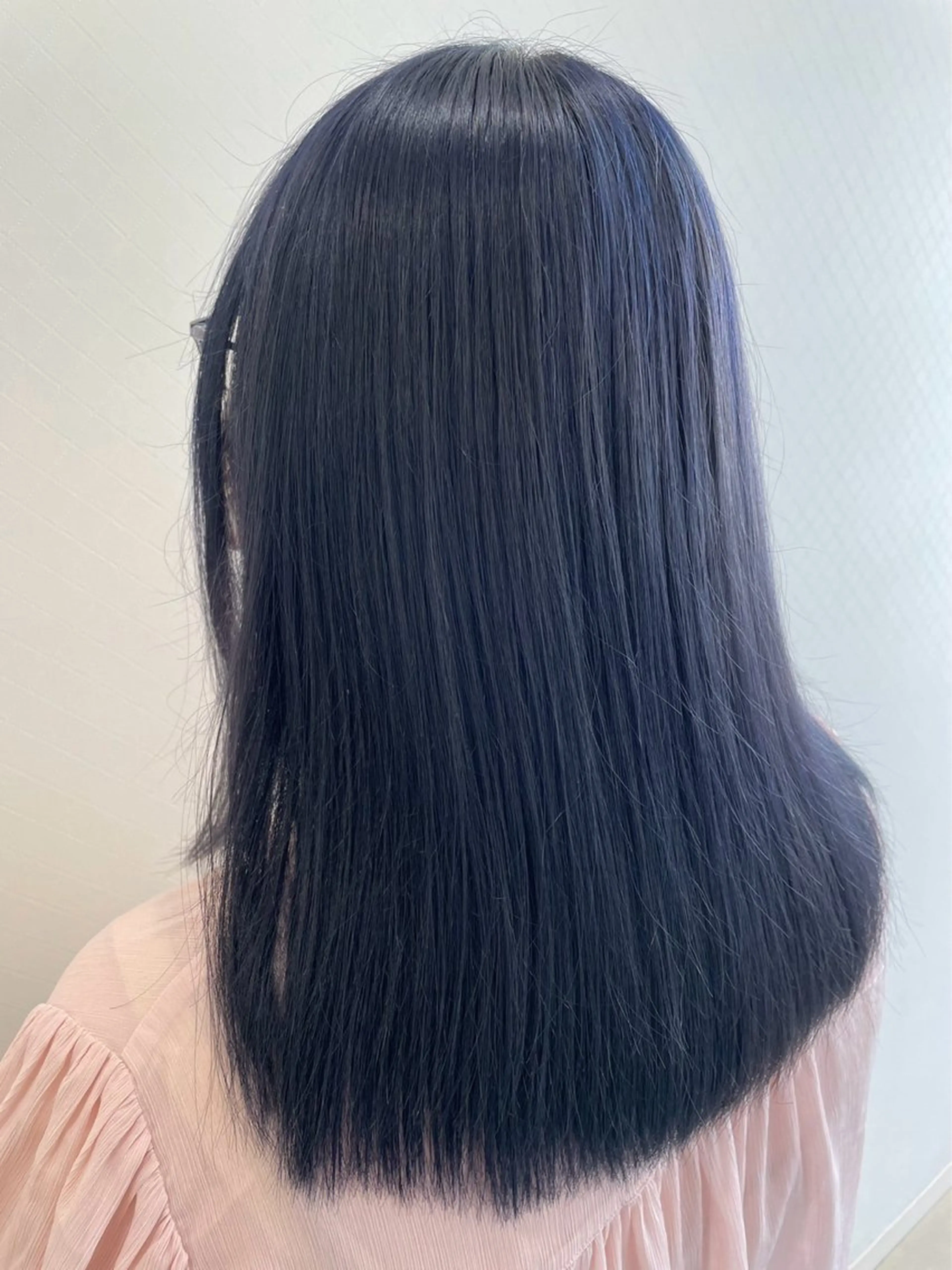 セミロング ヘアカラー 白髪ぼかしデザイン ハイライト/宮本純登のヘアスタイル