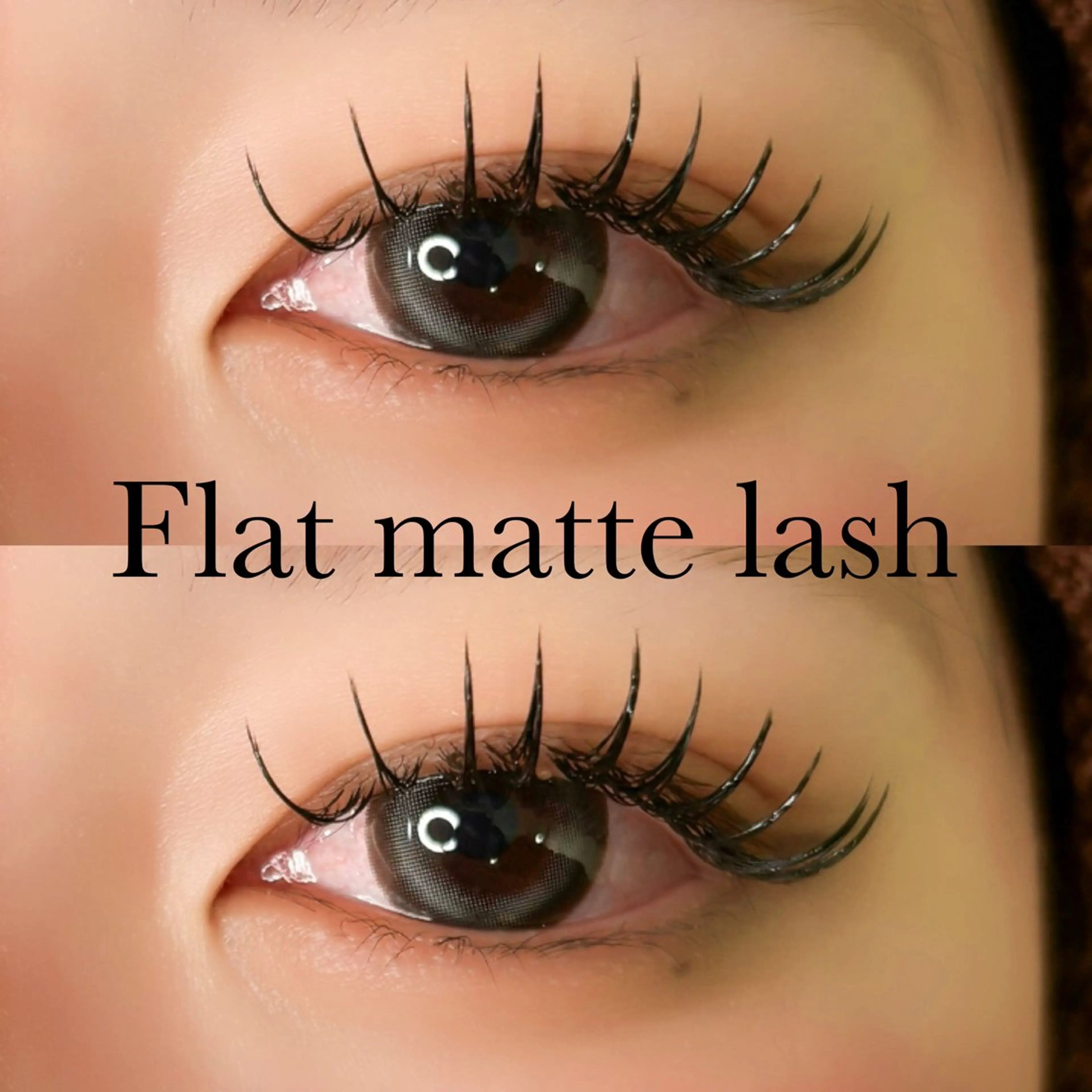 マツエク・マツパ 付け放題 目尻長め 福田 渚月のマツエク・マツパデザイン