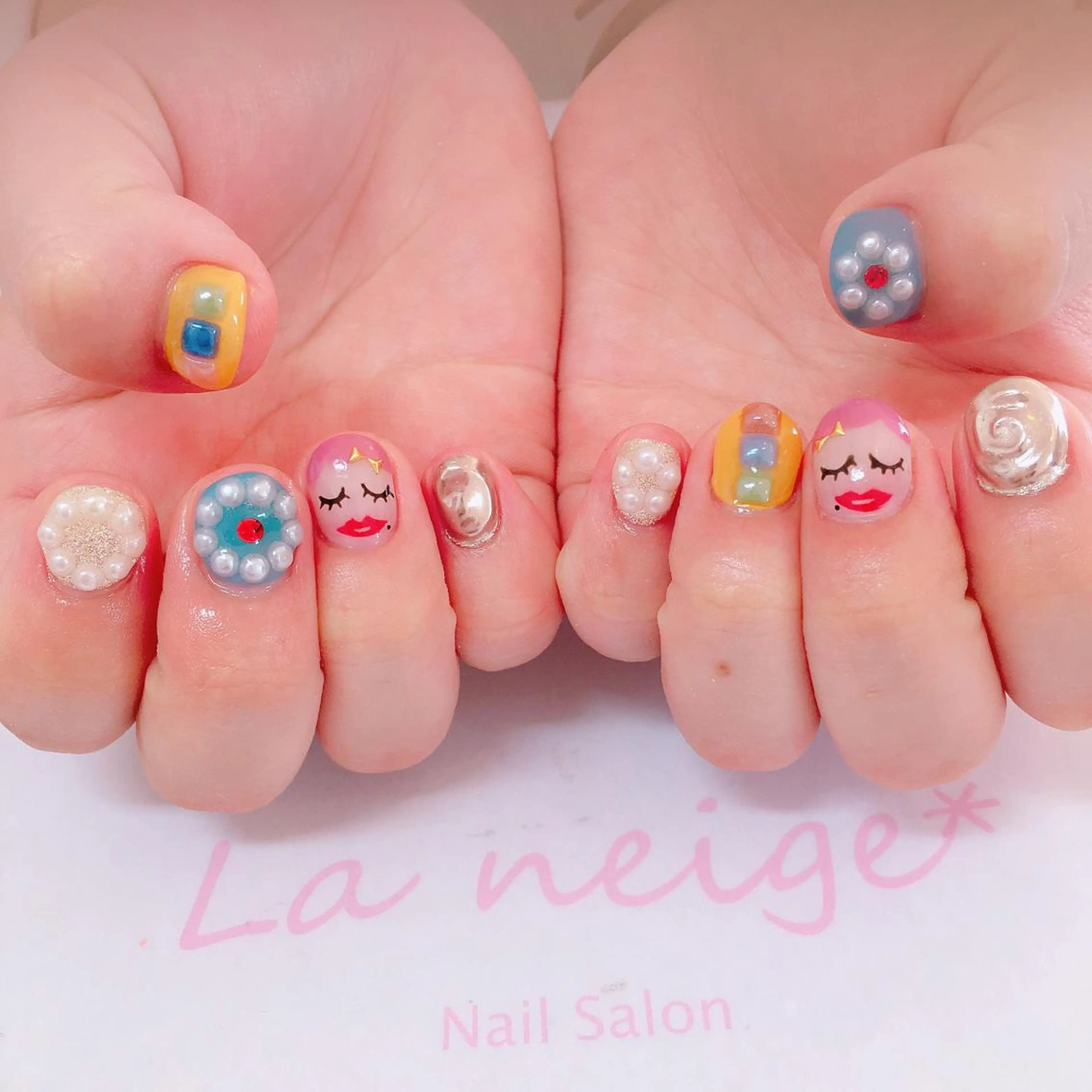 ネイル La neige* yuki 🥯🍑のネイルデザイン