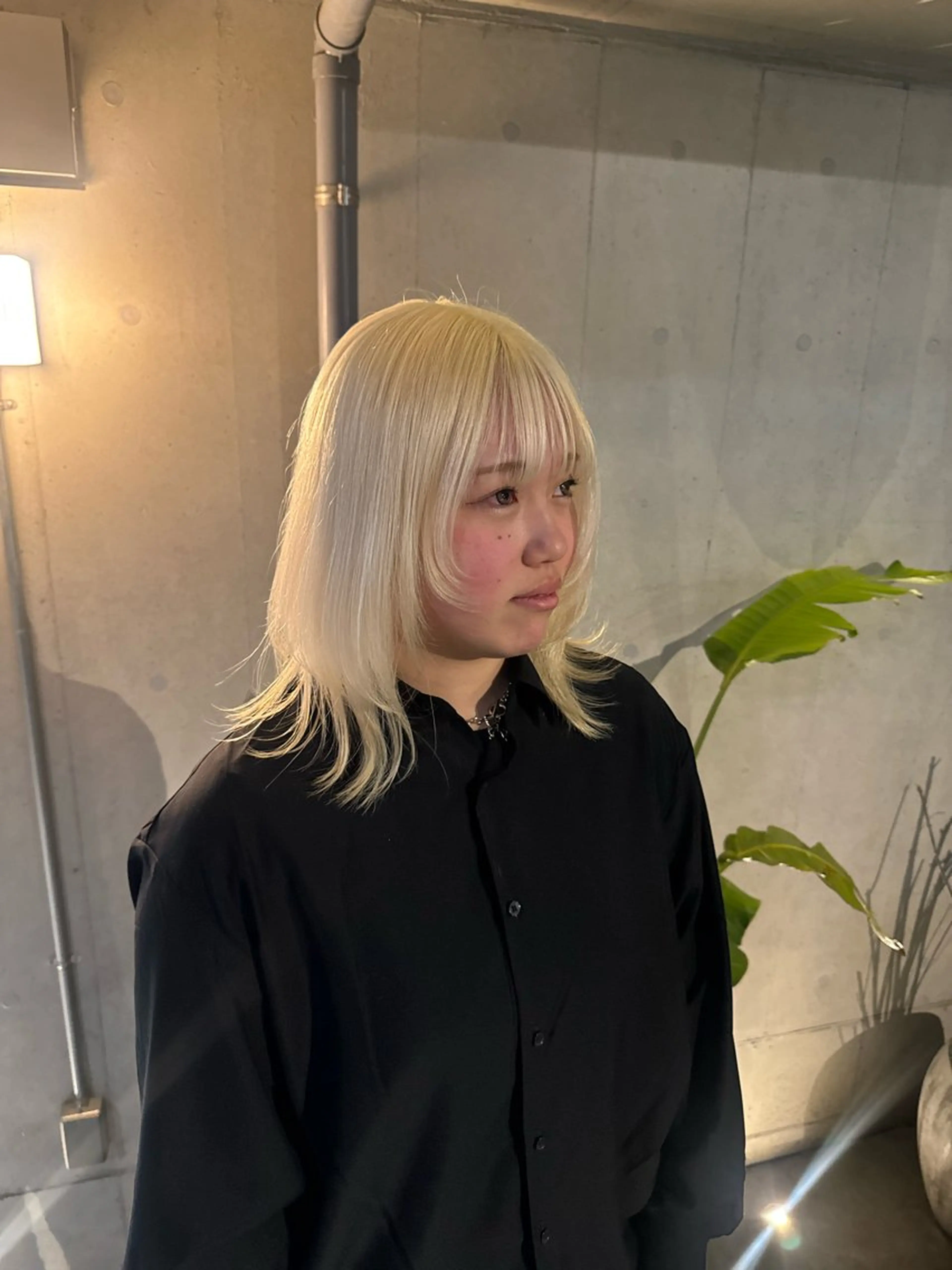 ミディアム 松田 じゅりなのヘアスタイル