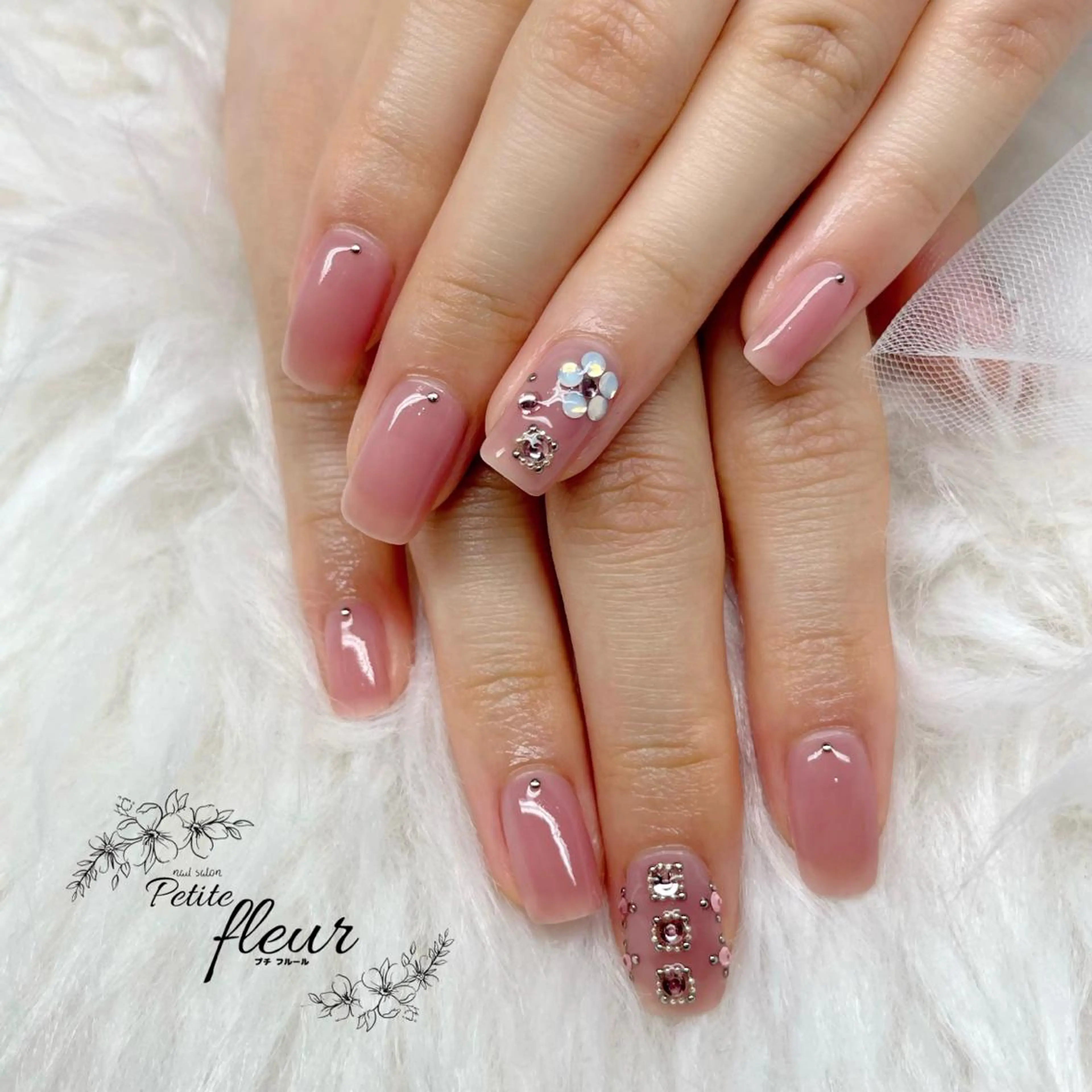 ネイル ❁⃘*。Petite fleur❁⃘*りさのネイルデザイン