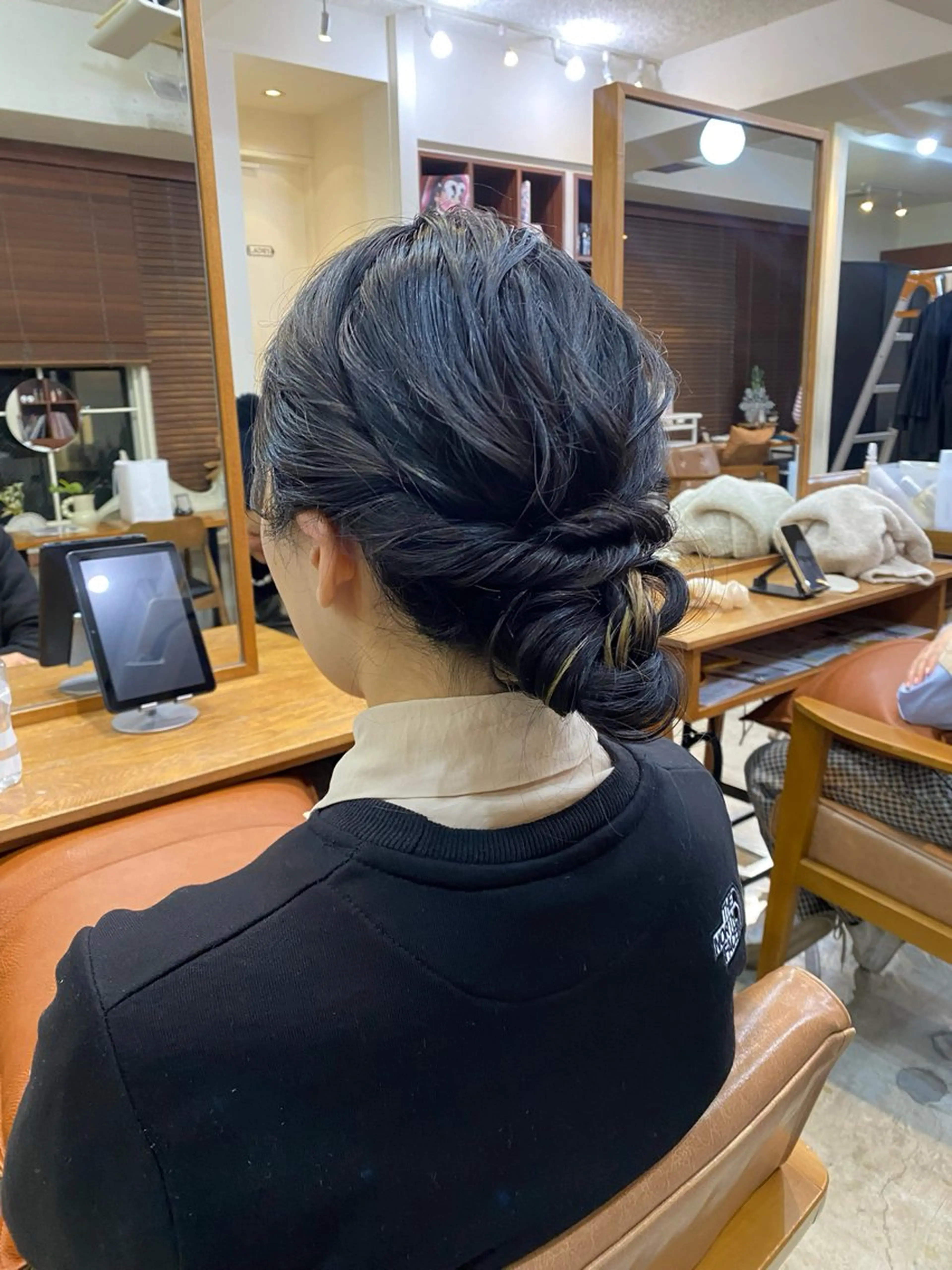 セミロング ヘアアレンジ ヘアセット blink所属・暖色/ブラウン/ 透明感/ゆうかのヘアスタイル