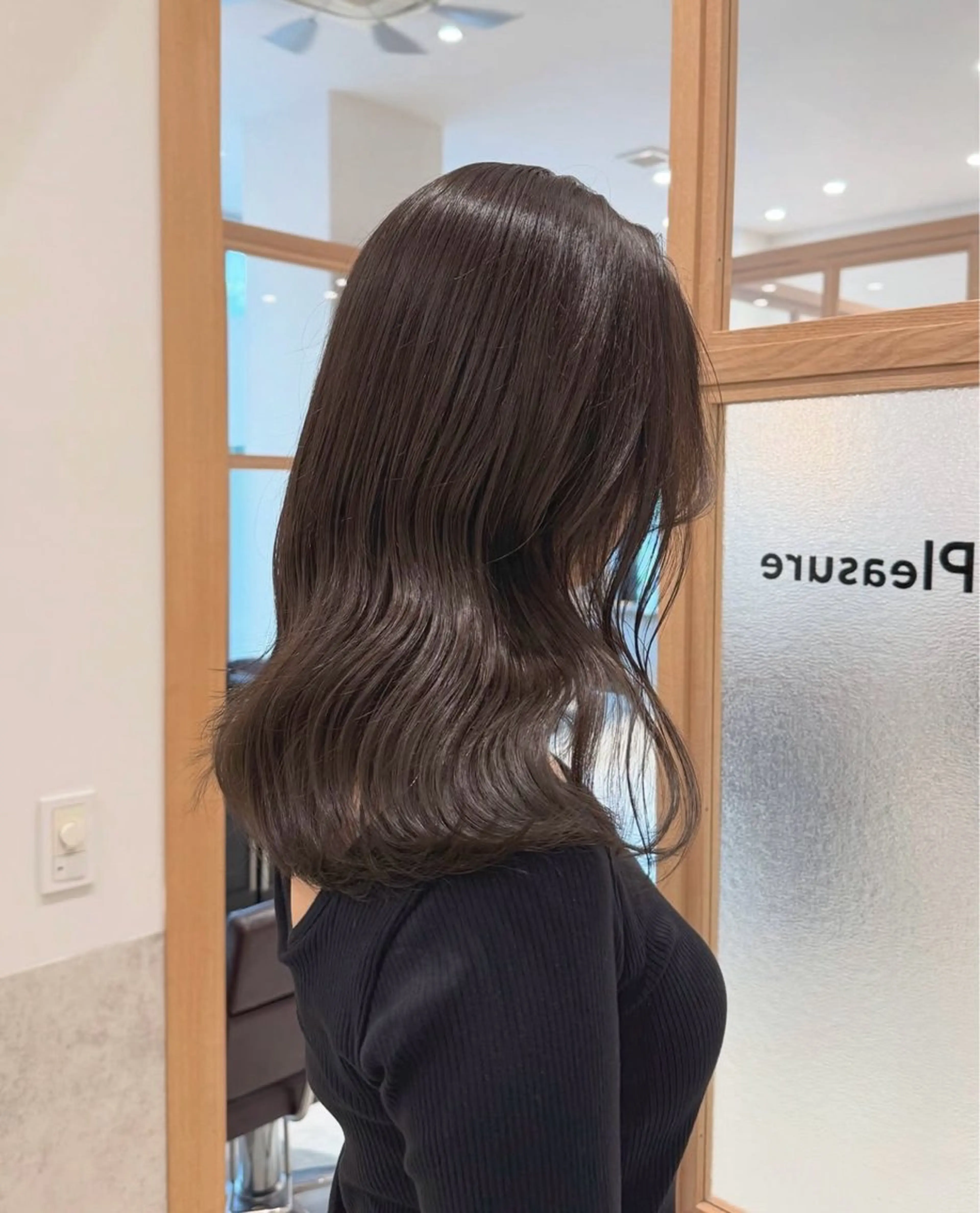 セミロング カット ヘアカラー トリートメント GO TODAY SHAiRE SALON 原宿Stella店所属・𓍯柔らかhair 𓍯 yukinoのヘアスタイル