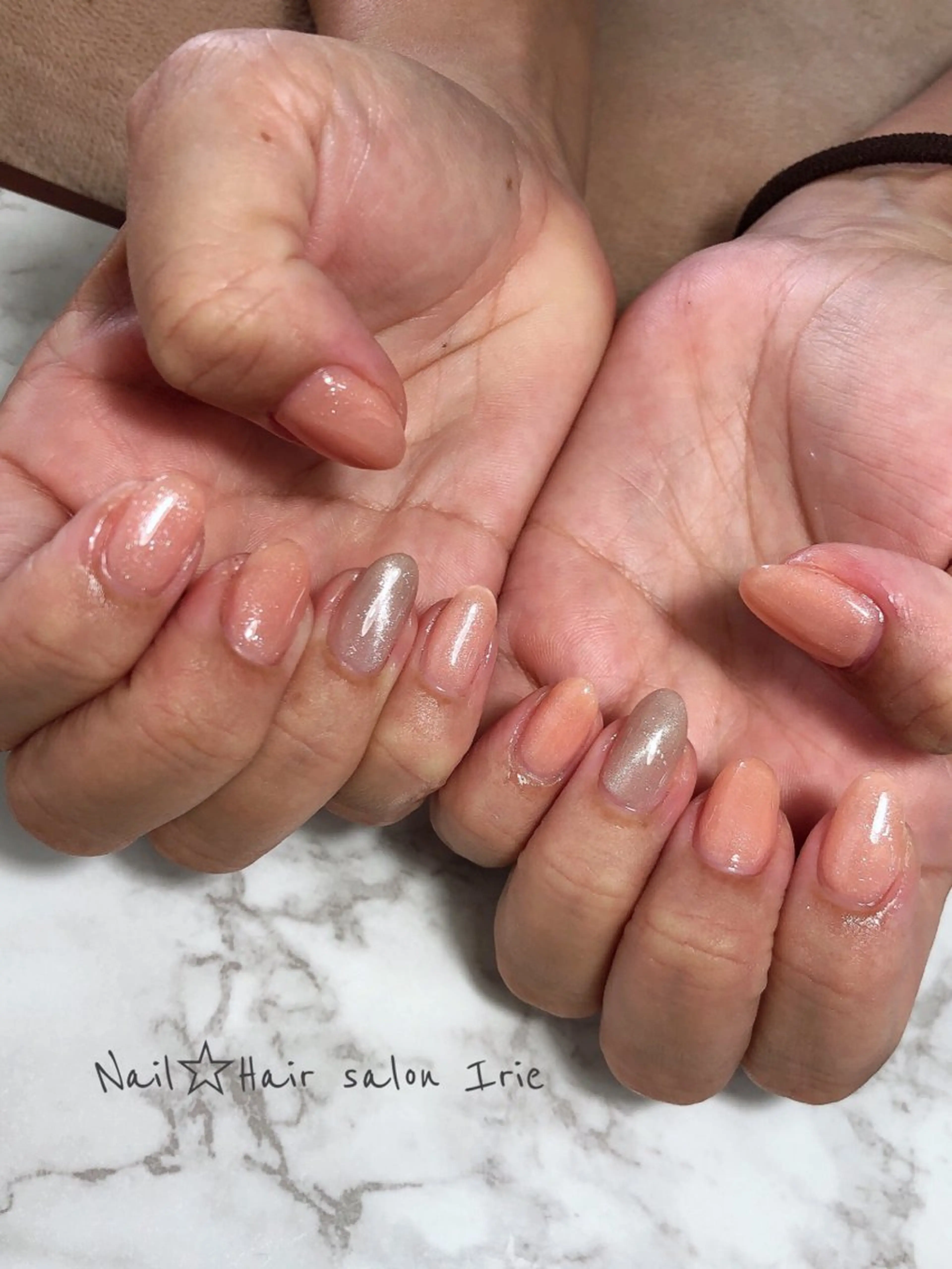 ネイル ハンドネイル ハンドケア Hair salon Irie所属・與儀 知佳のネイルデザイン