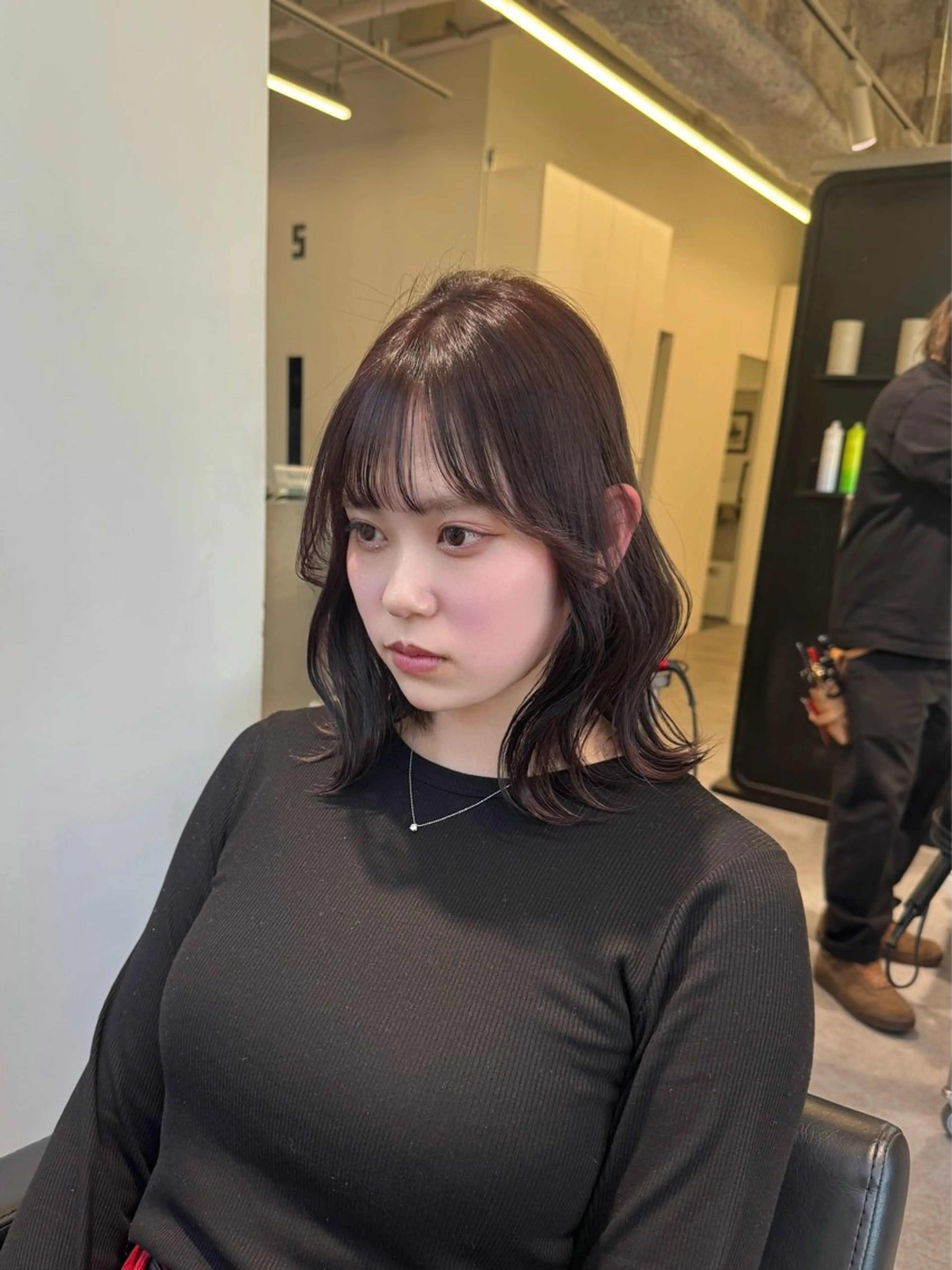 ミディアム カット ヘアカラー トリートメント 吉祥寺プルエクステ 🌟hiraiのヘアスタイル