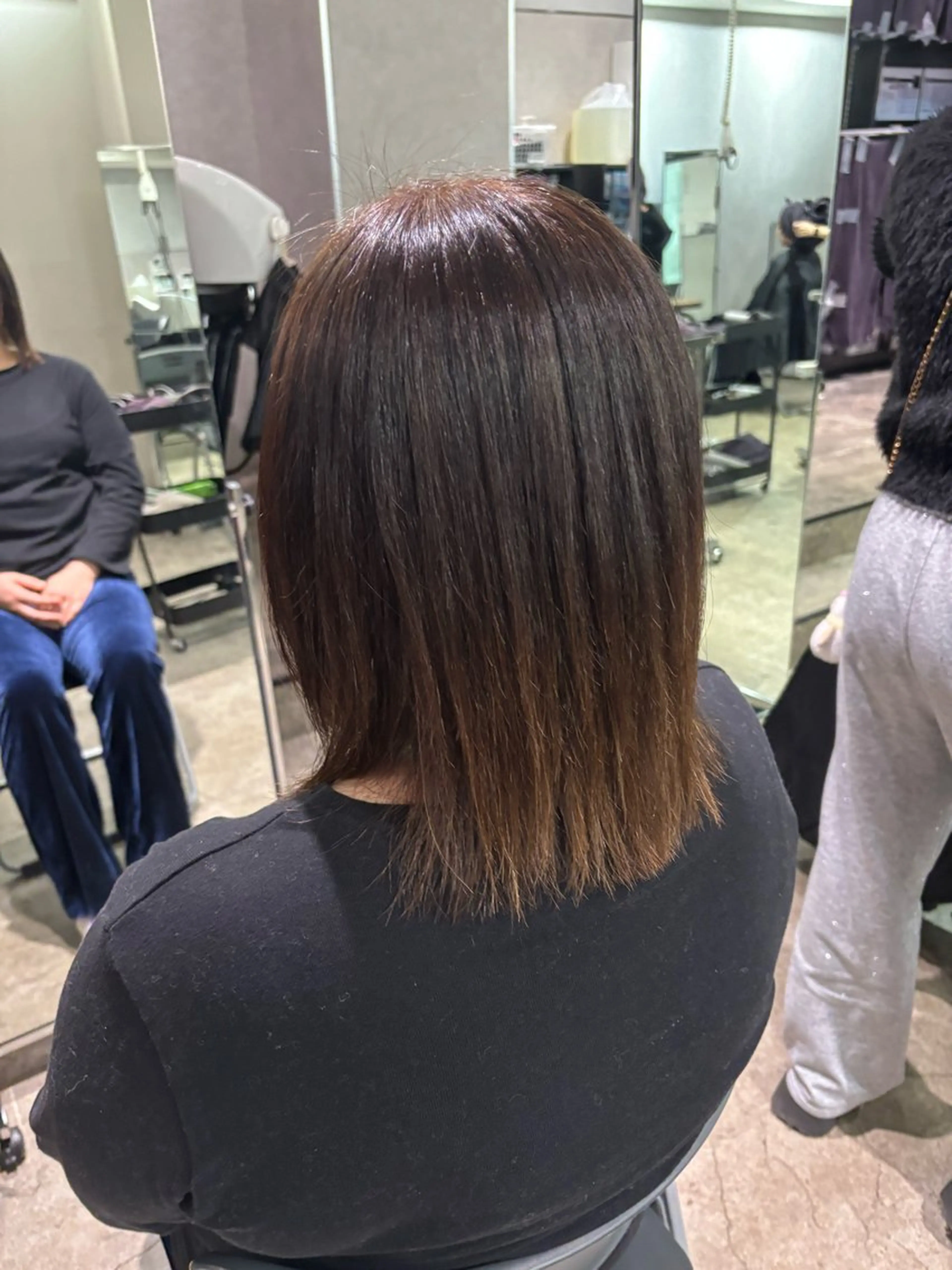 ミディアム たなかあゆ✨ALBU MACADEMY渋谷のヘアスタイル