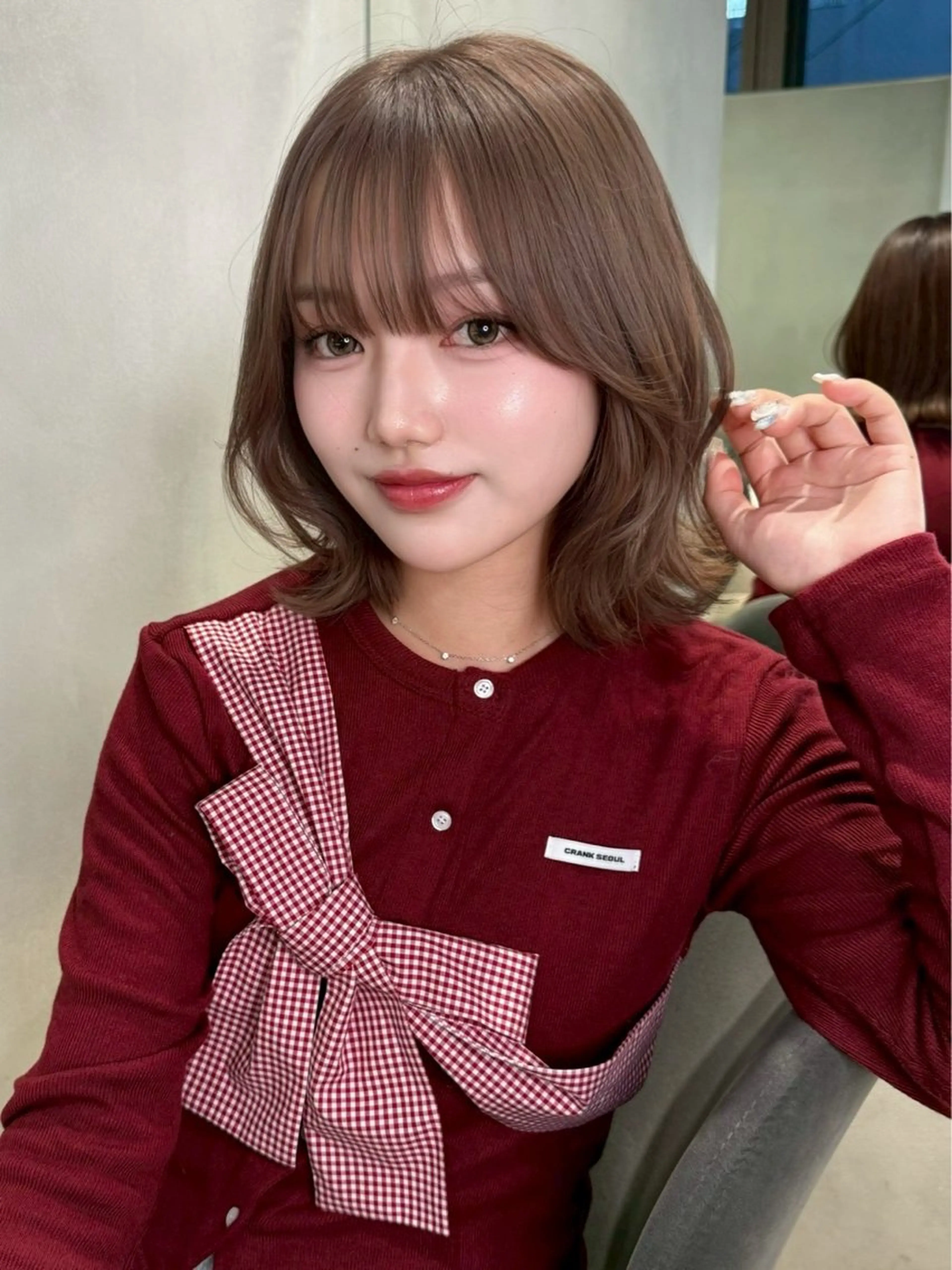 ミディアム 🩵縮毛矯正 /🫧harukaのヘアスタイル