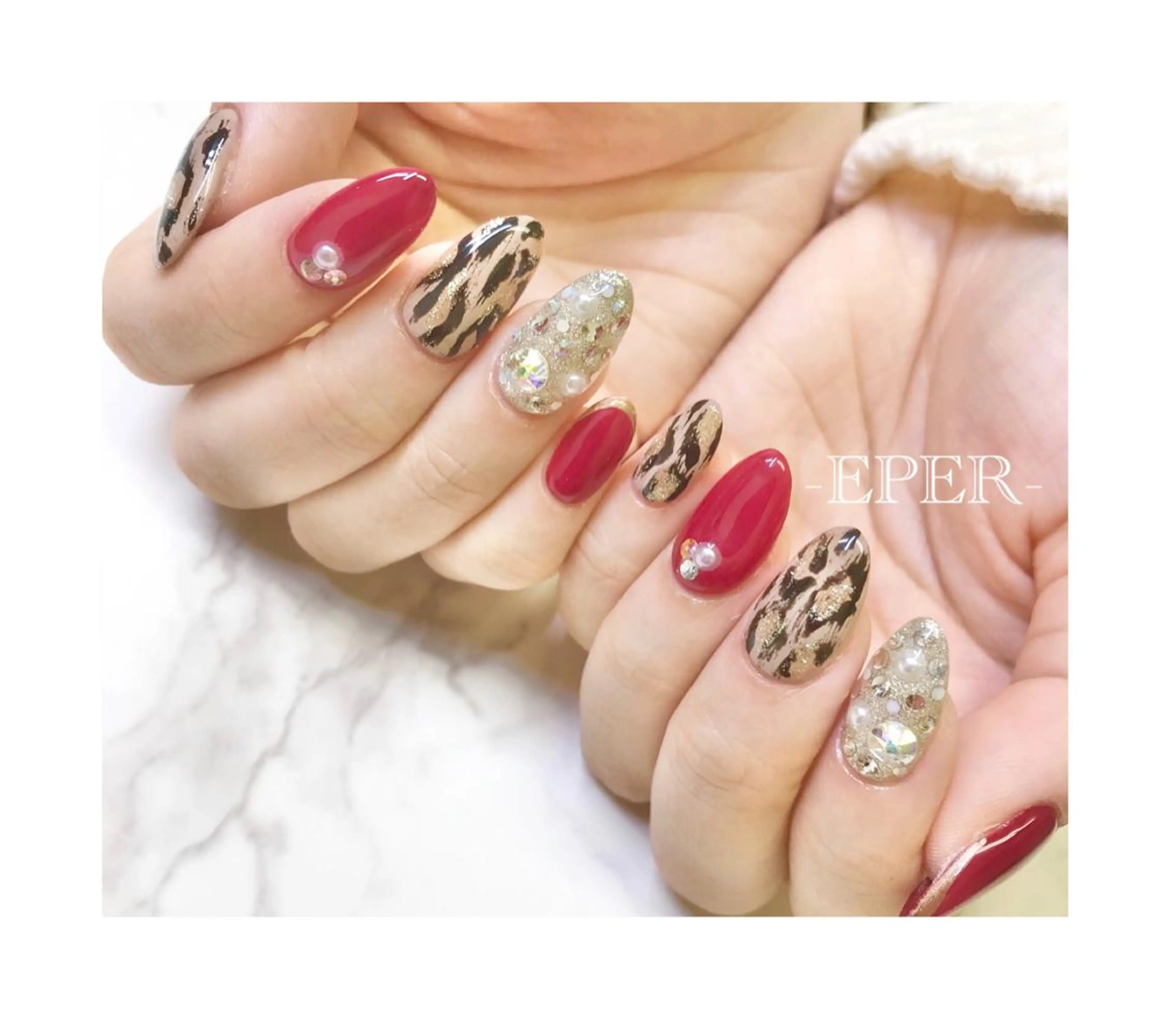 ネイル 持ち込み スカルプネイル ネイルサロン -EPER-エペルのネイルデザイン