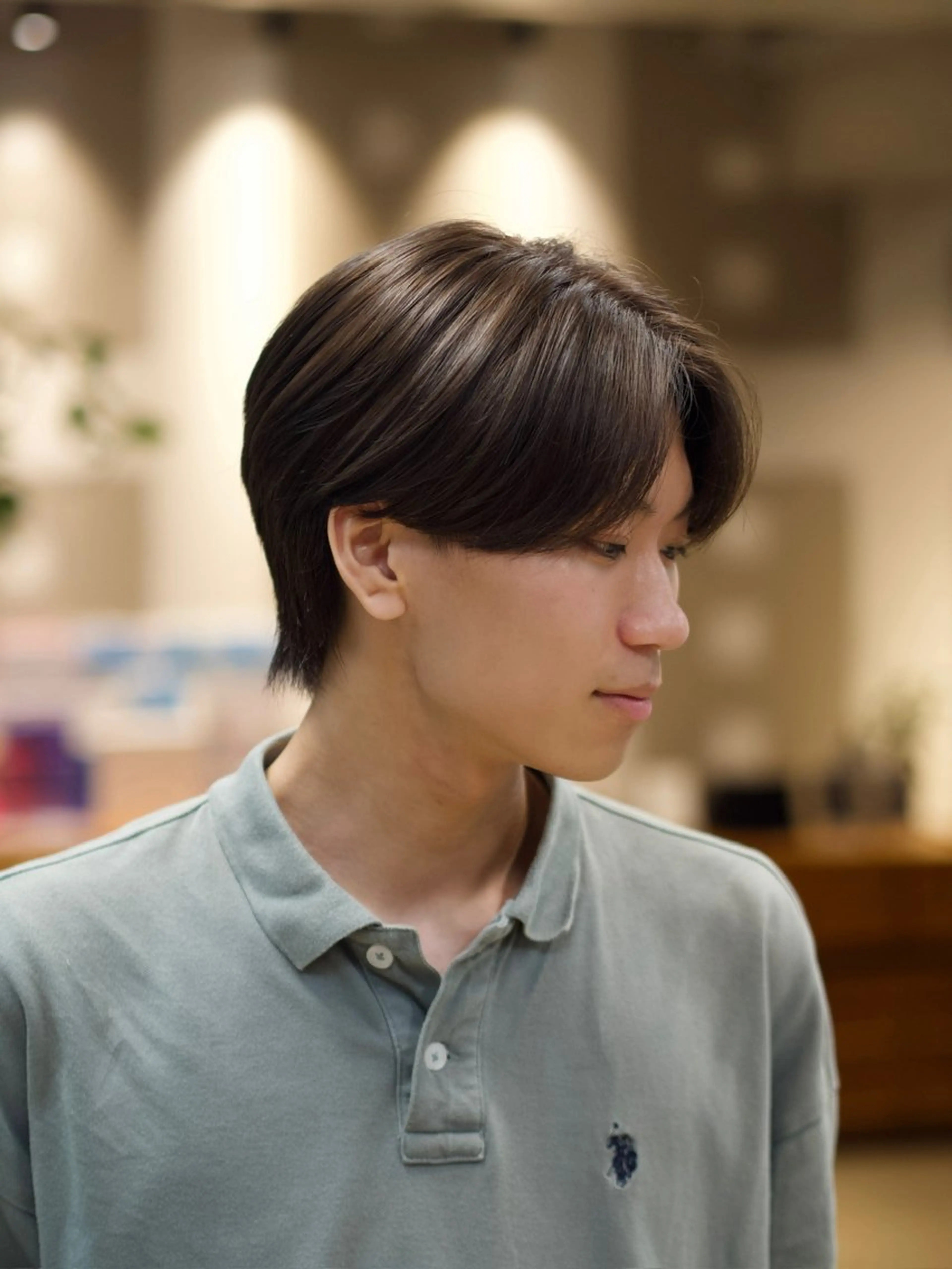 ショート ハンサムショート ショートヘア ウルフとデザイン カラーの神のヘアスタイル