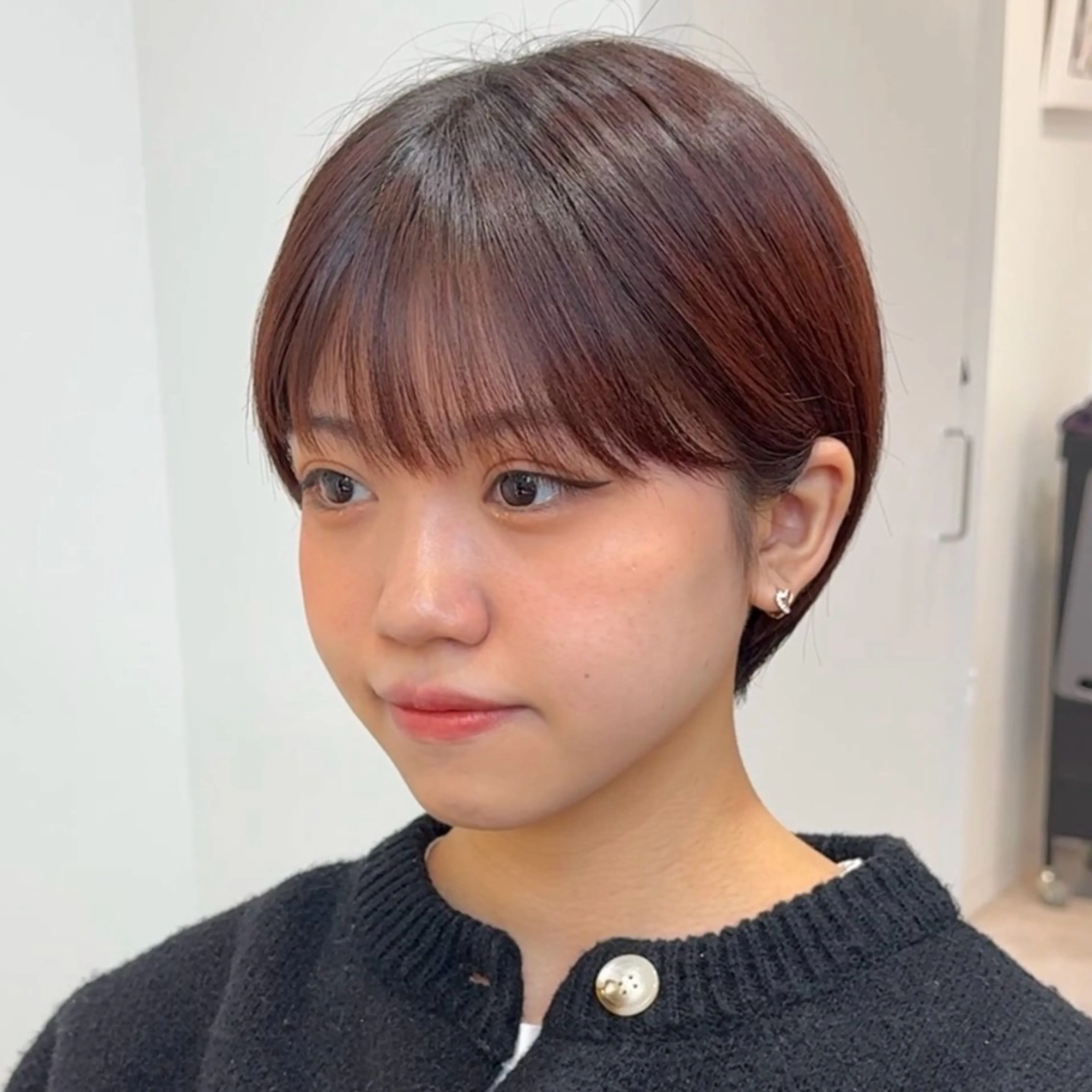 【🍒ミニモ学割🍒】骨格診断カット➕つや♡カラー➕トリートメント✨ショート/ボブ/顔まわり/レイヤー/前髪/ウルフの写真