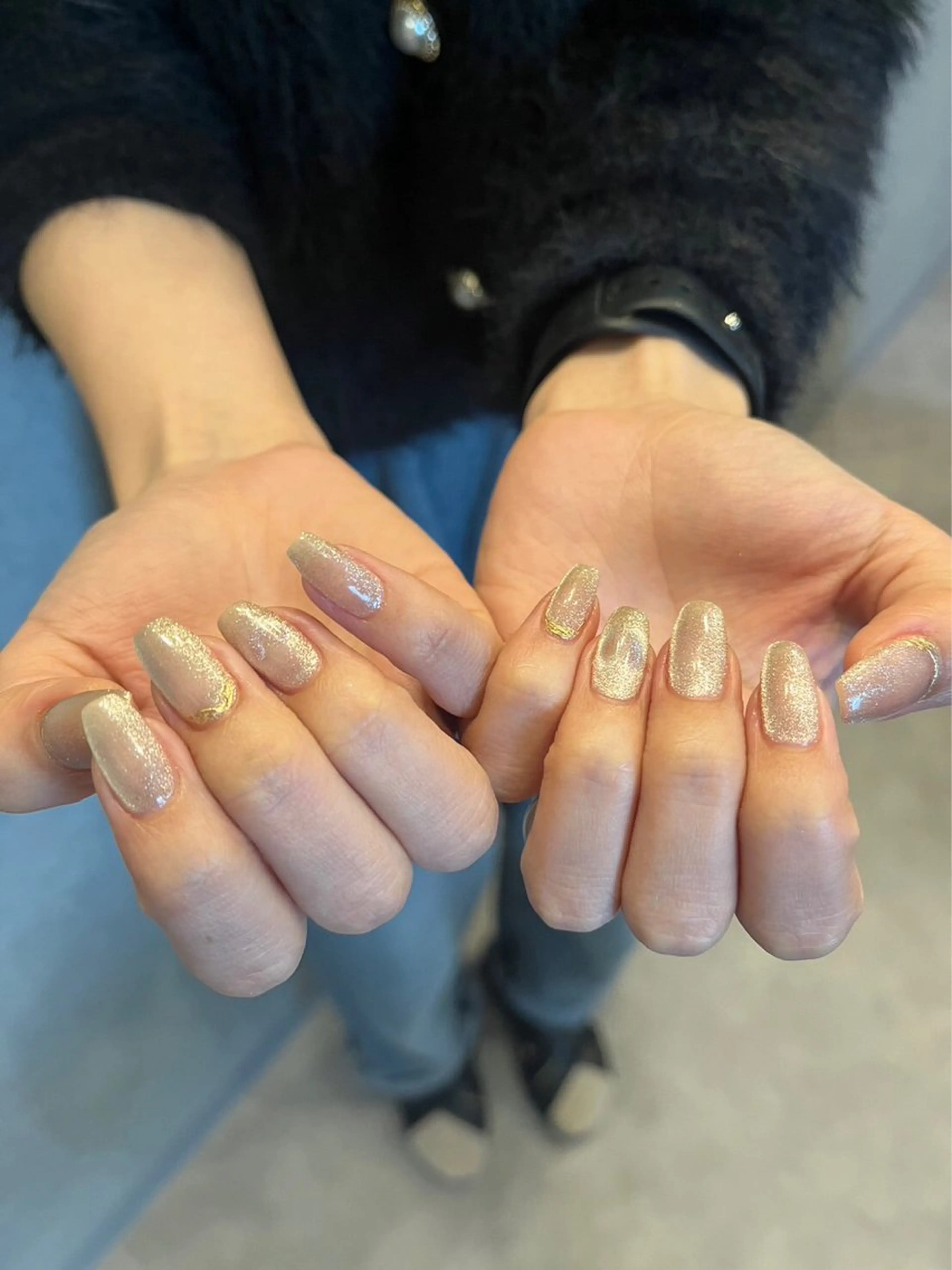 ネイル マグネットネイル ハンドネイル muhl by DILL所属・. wakanaのネイルデザイン