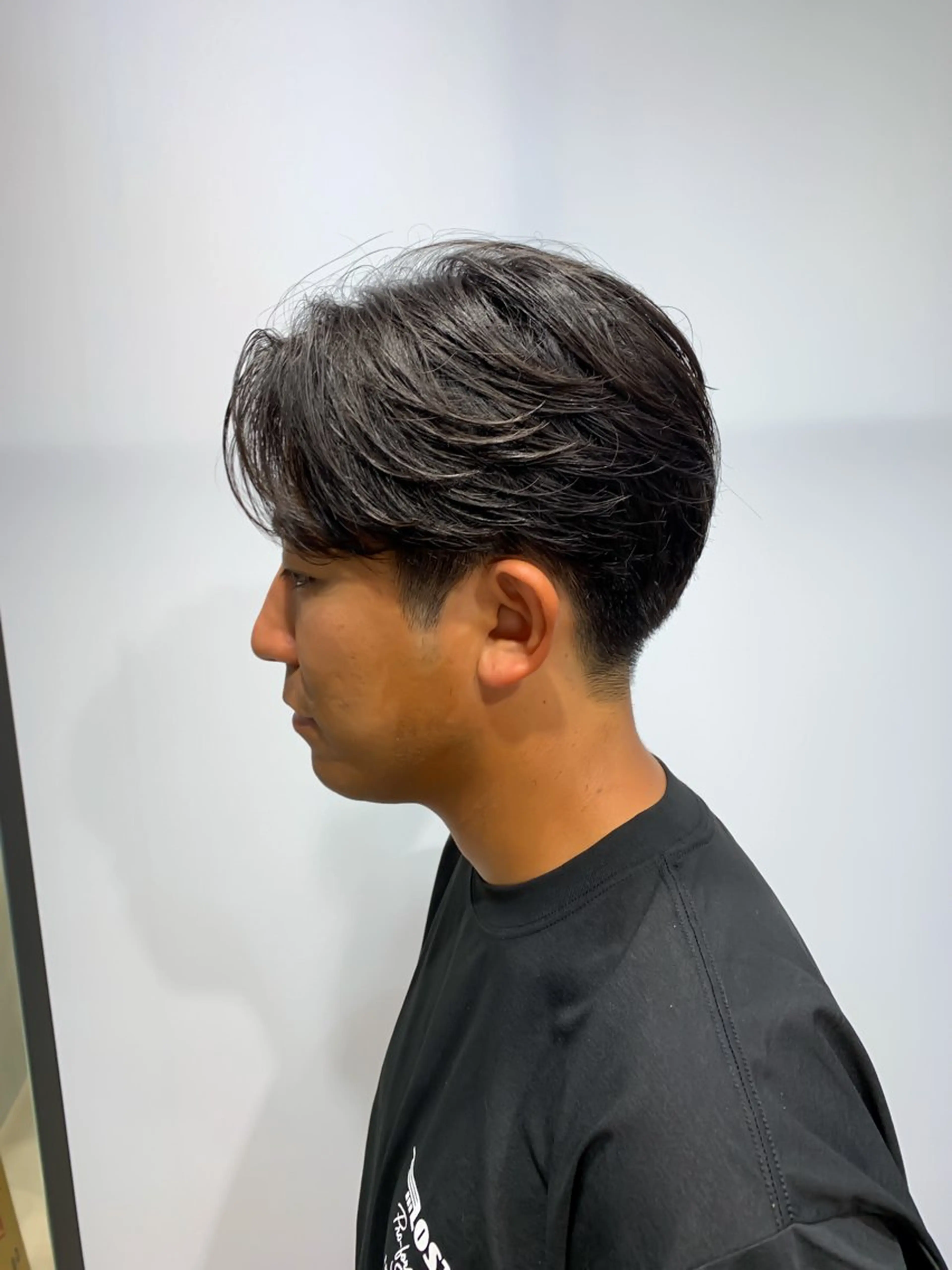 メンズ センターパート the path だいちのヘアスタイル