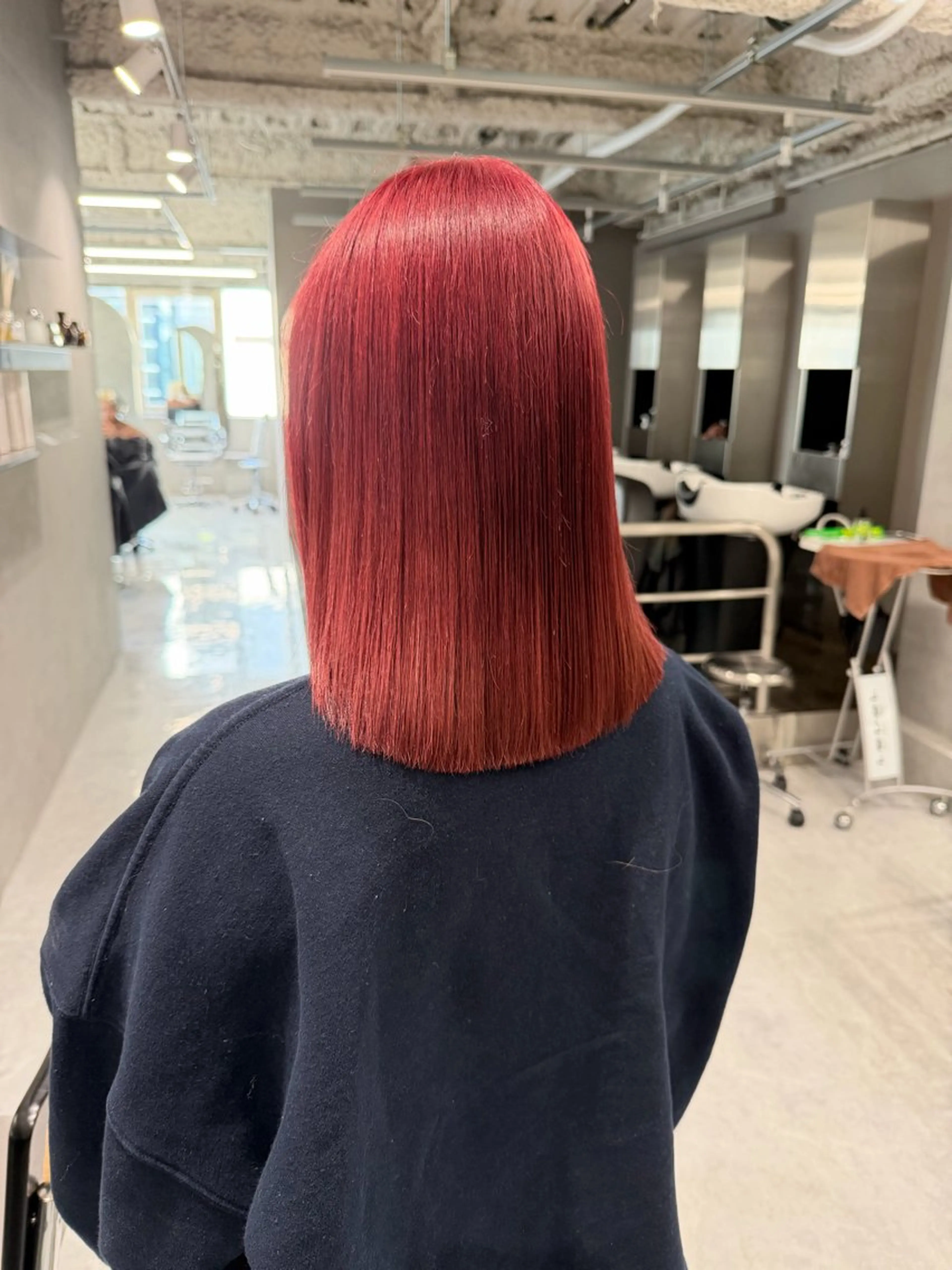 ミディアム カラー 暖色ハイトーン特化 🥇Mioのヘアスタイル