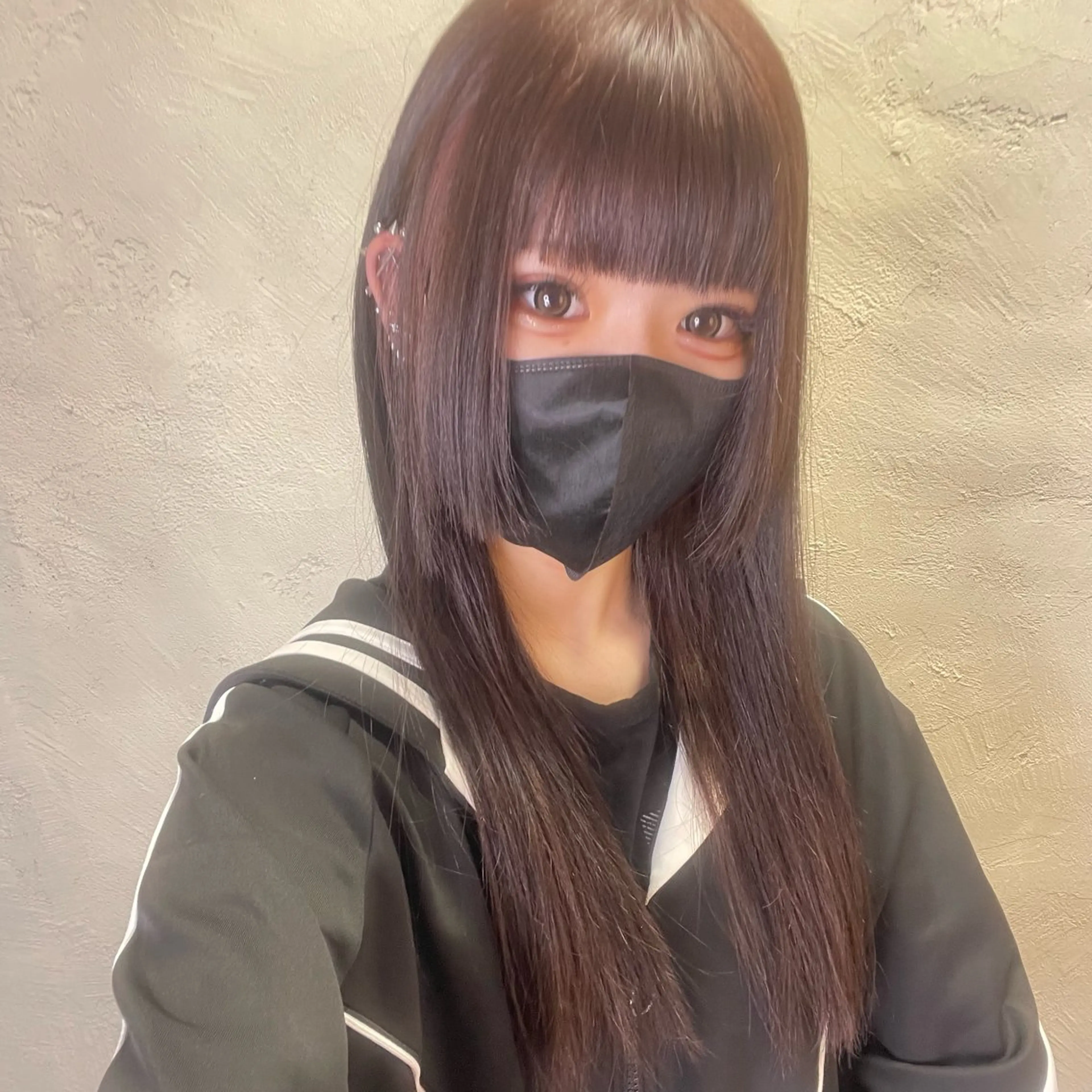 セミロング カラー ブラウンカラー ピンクカラー ピンクブラウン 抜け感/ワンカラー/ 明大前/桑田のヘアスタイル