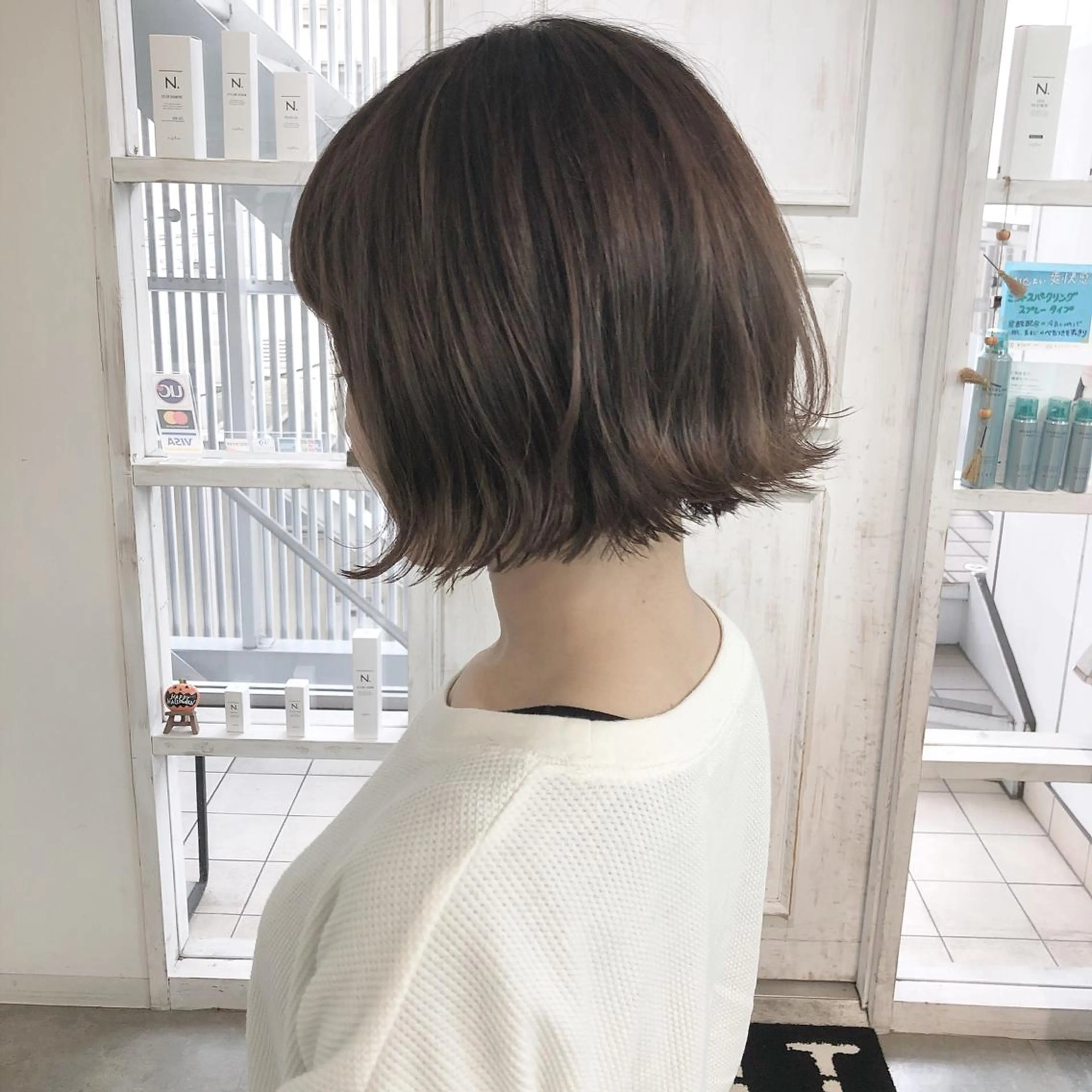 ショート カラー ヘアアレンジ 榎園 由美のヘアスタイル