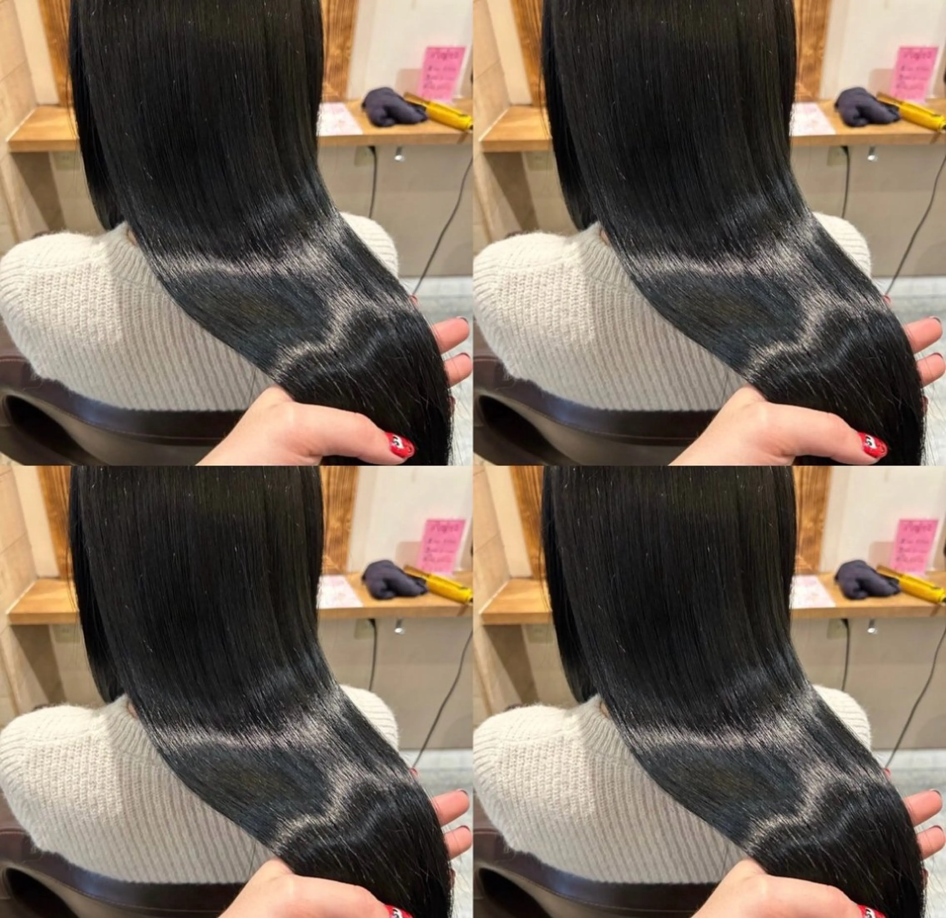 ロング カラー ヘアカラー トリートメント 髪質改善 /美髪矯正🫧ゆたかのヘアスタイル