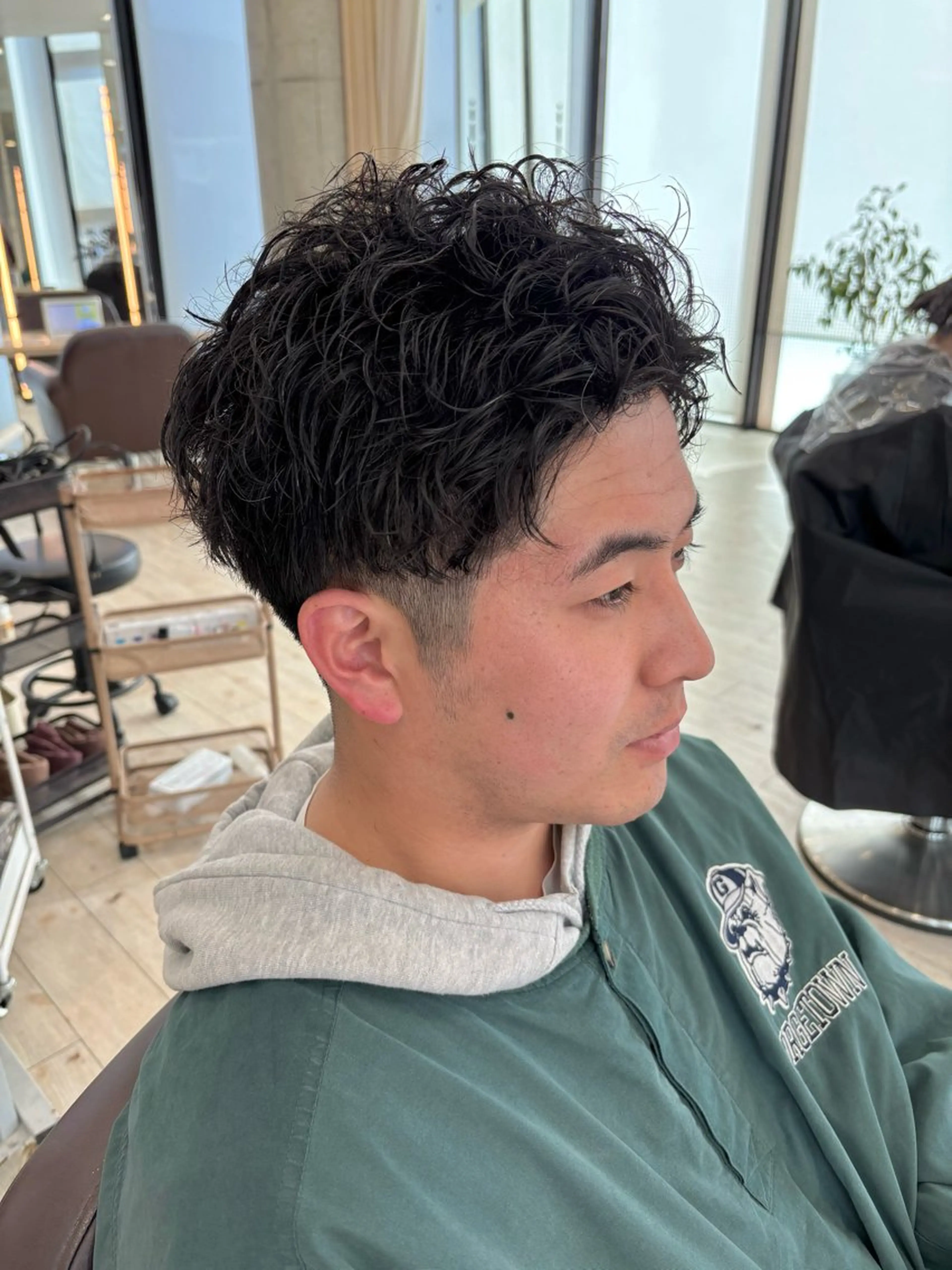 パーマ メンズ メンズパーマ ツイストスパイラルパーマ スパイラルパーマ カット パーマ サソウ ユリエ🥥のヘアスタイル