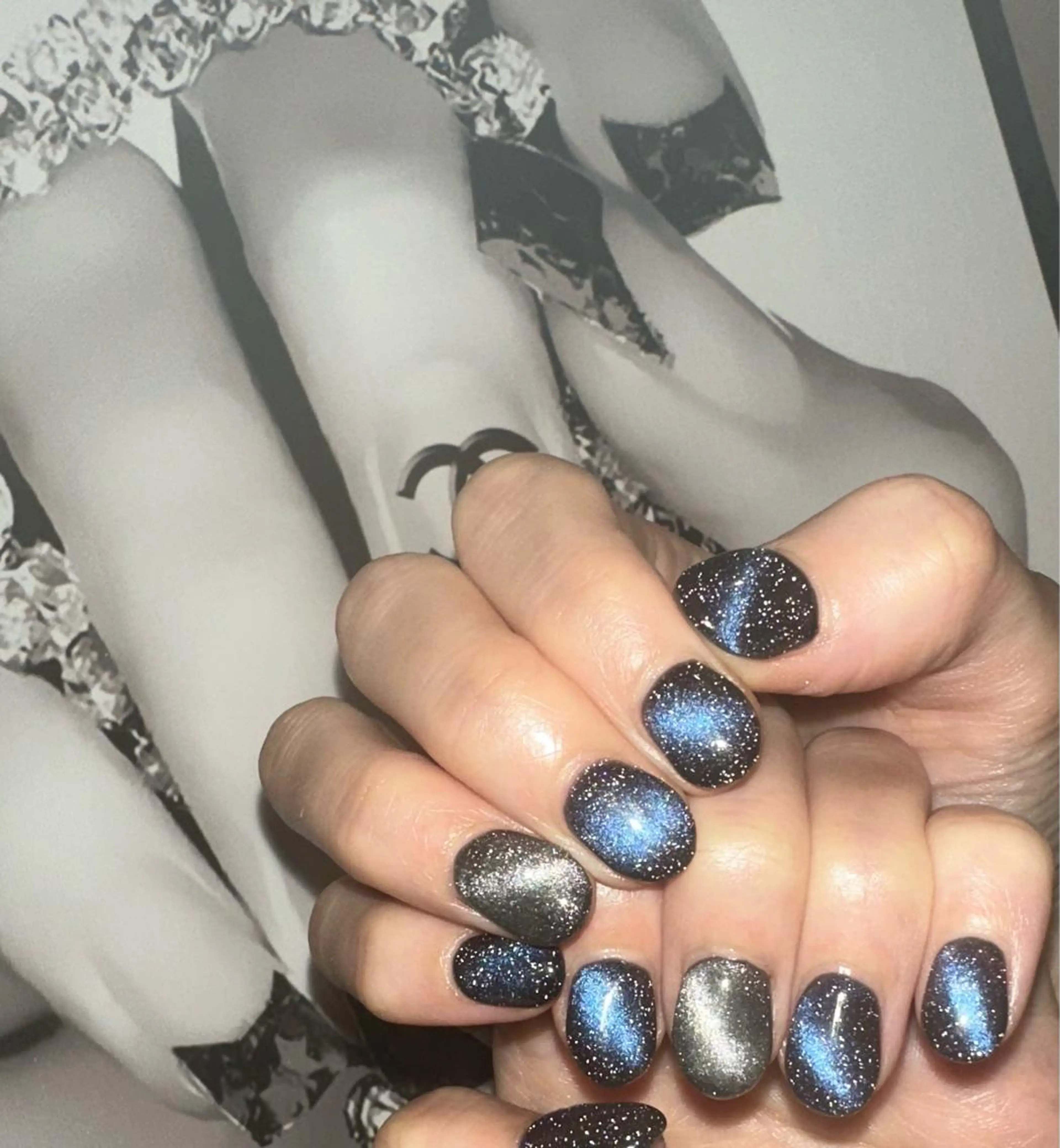 ネイル マグネットネイル ハンドネイル KAONAILpg東大和店所属・KAONAIL ☆MAI☆のネイルデザイン