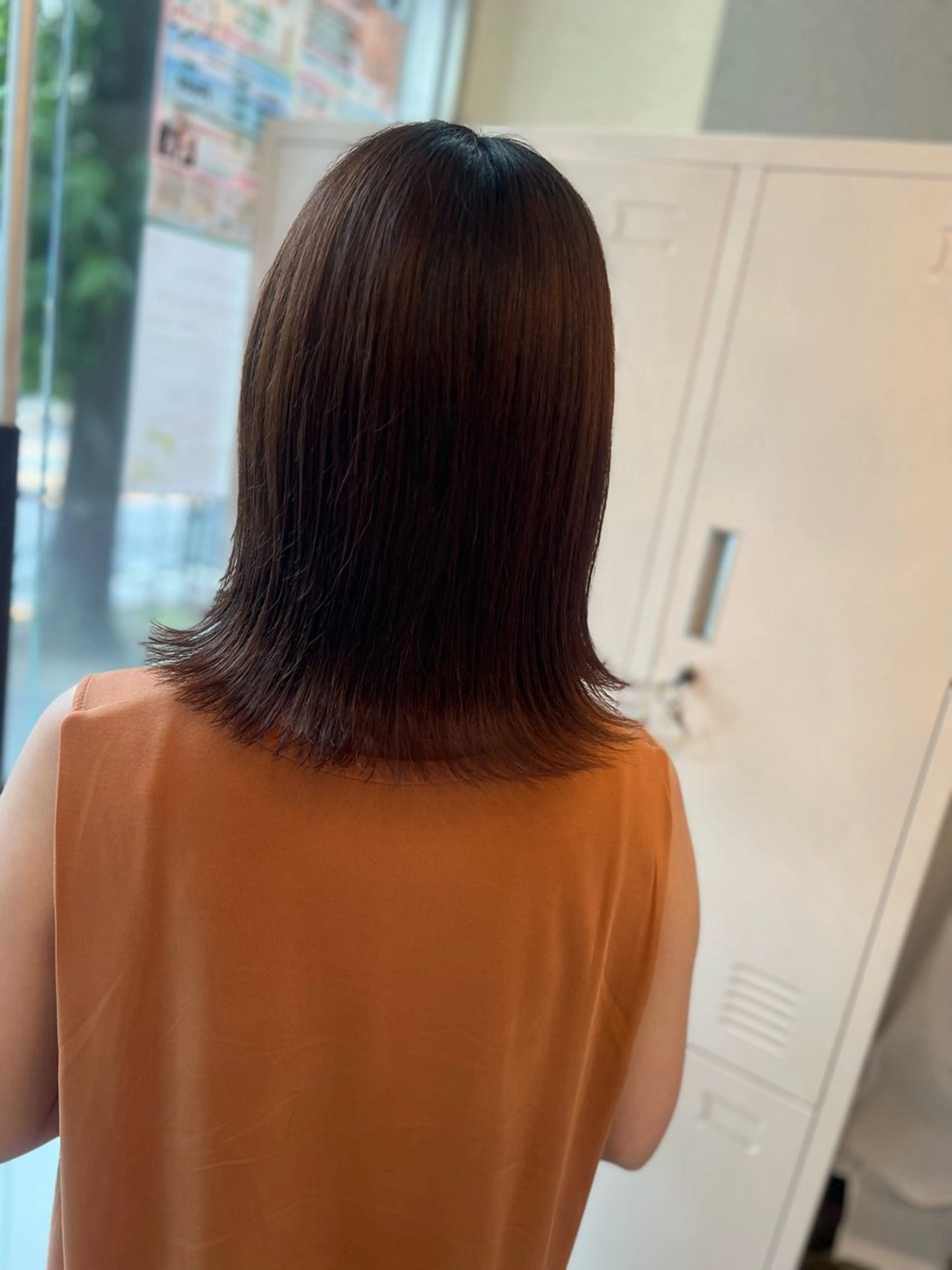 ミディアム カラー グレージュ 艶グレージュカラー 美髪特化美容師のヘアスタイル