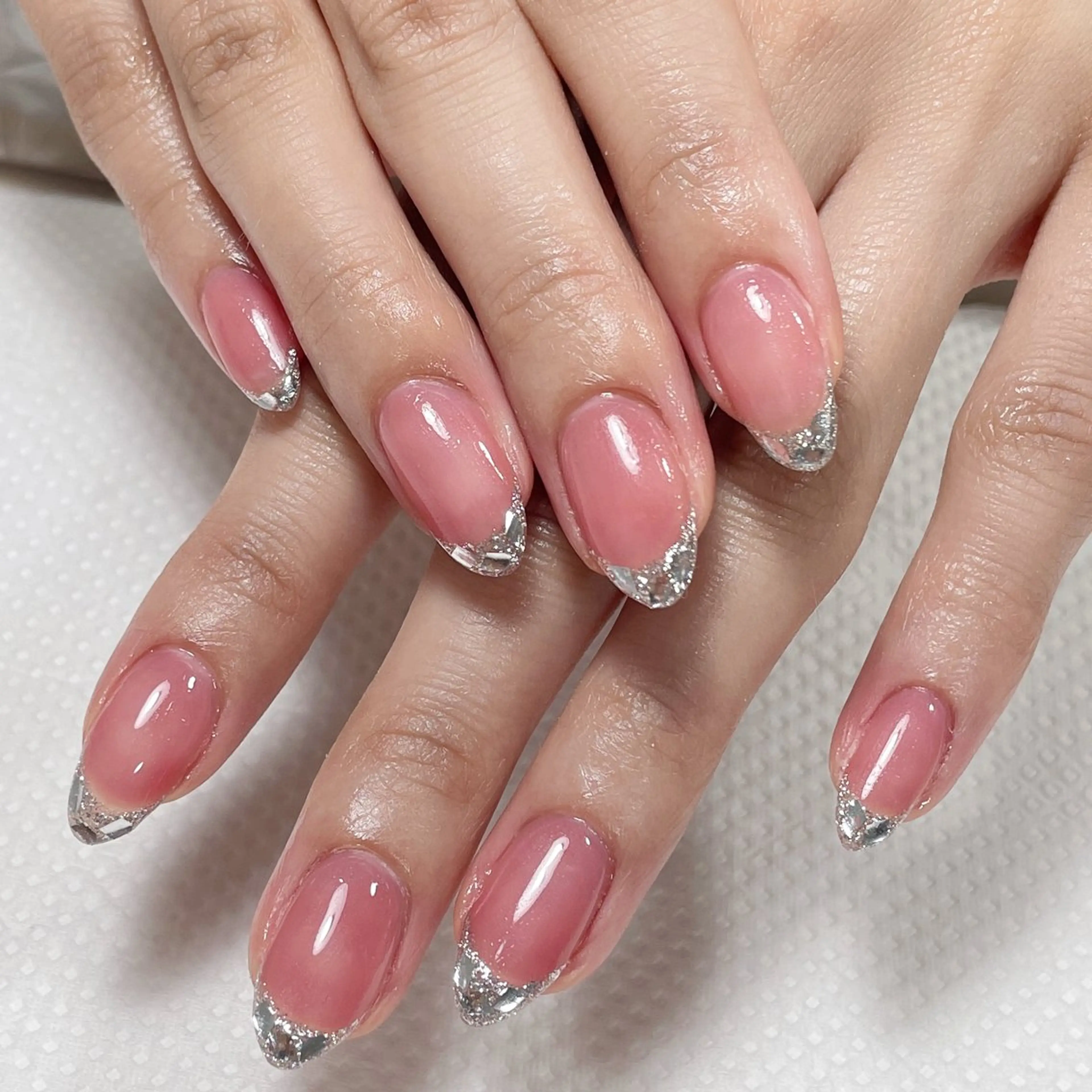 ネイル アートネイル フレンチネイル ジェルネイル グラデーション 韓国ネイル ハンドネイル 久保田 マリコのネイルデザイン