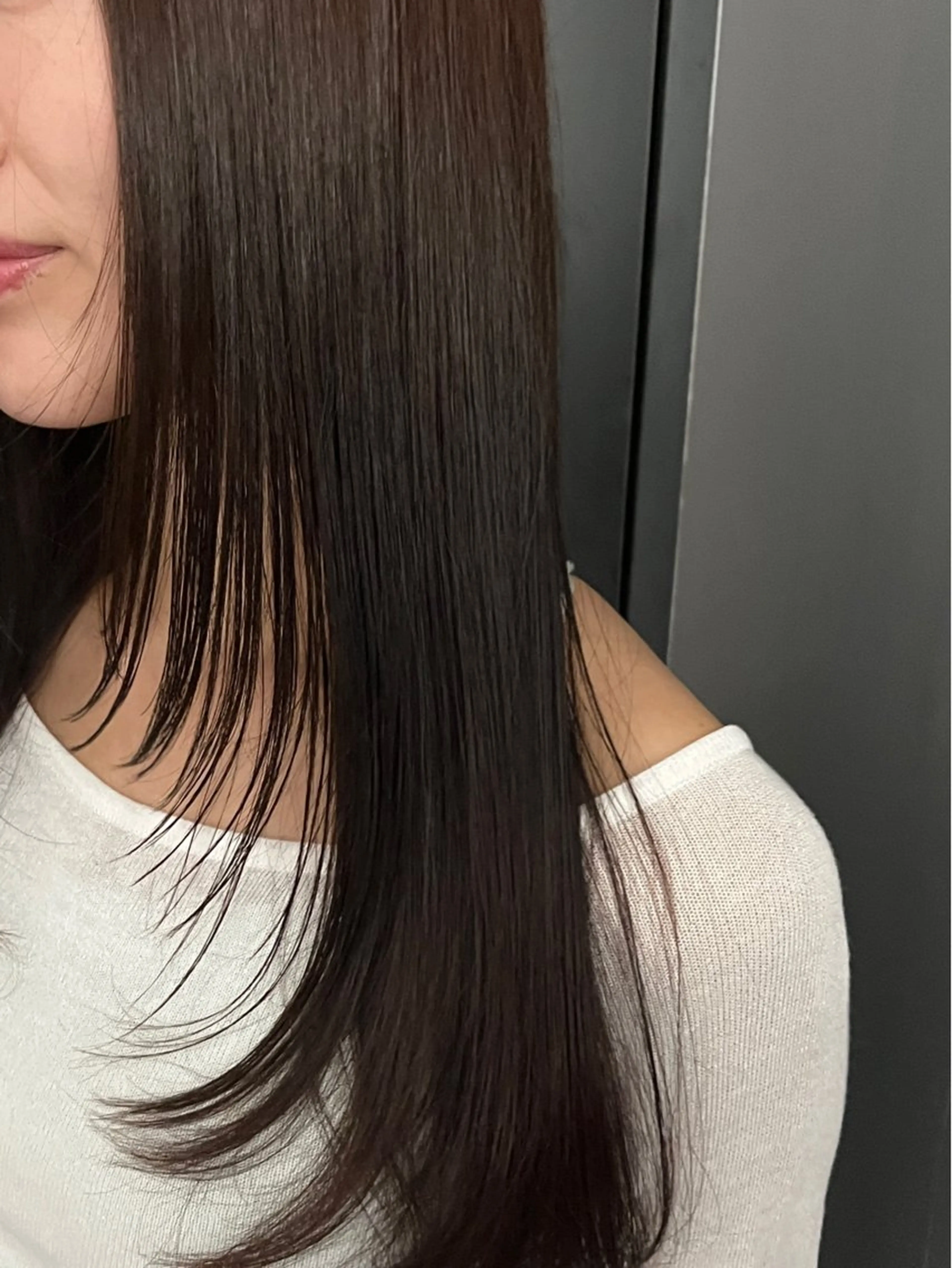 セミロング レイヤーカット カット 暖色カラー/レイヤー ☻ miyuuのヘアスタイル