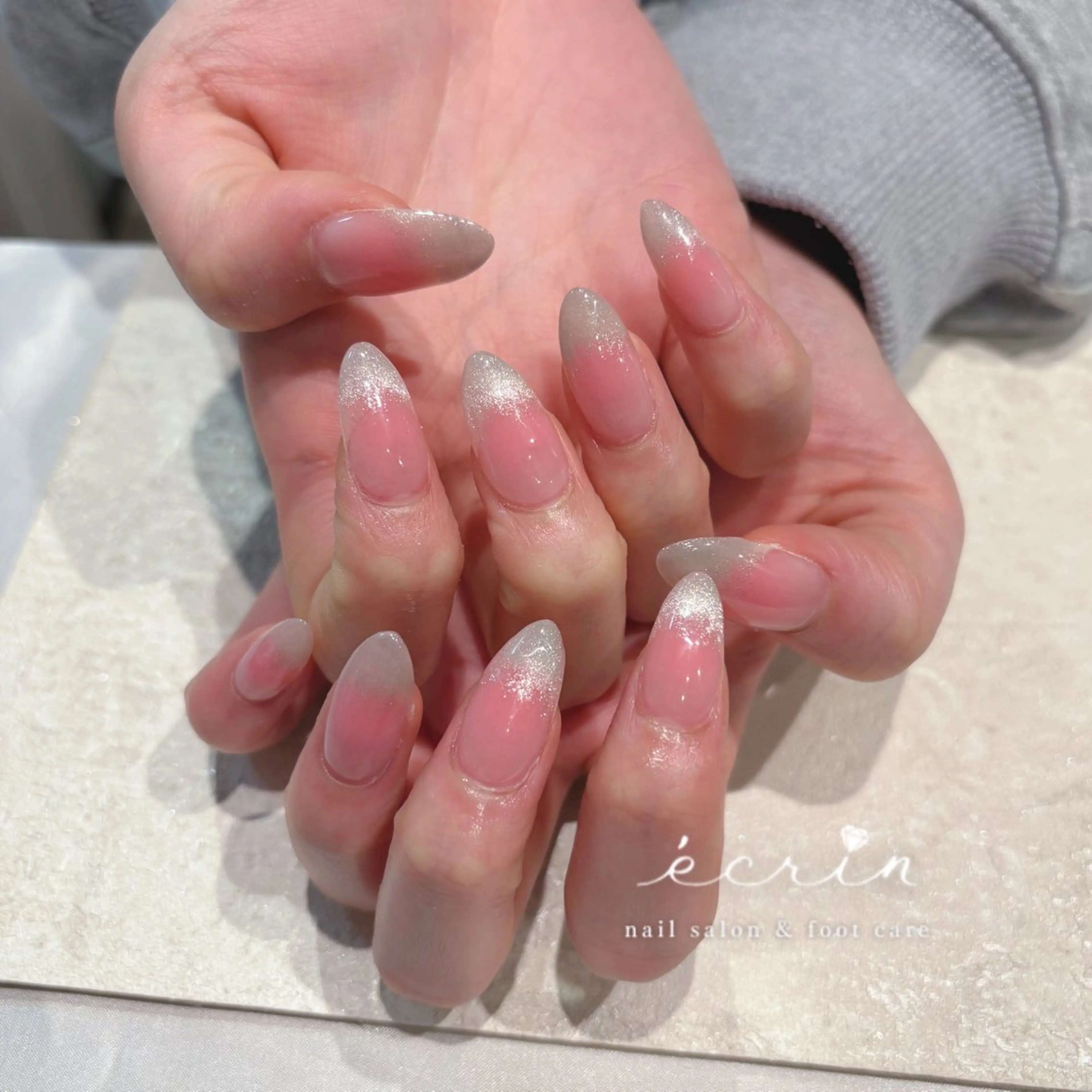 ネイル チークネイル ecrin エクラン Haruka🌼のネイルデザイン