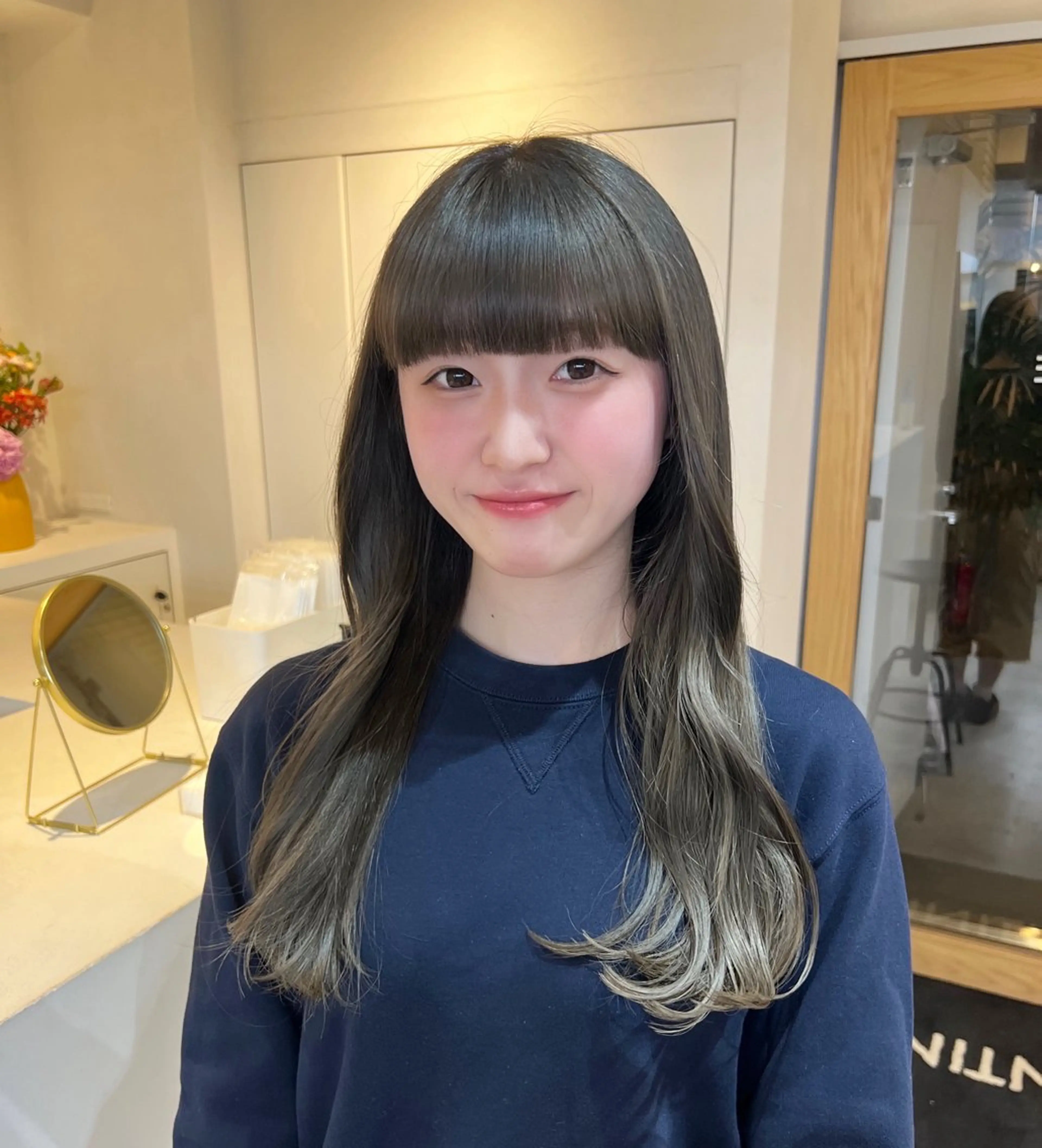 カラー カット ヘアカラー トリートメント 表参道/kozue/ 艶髪/髪質改善のヘアスタイル