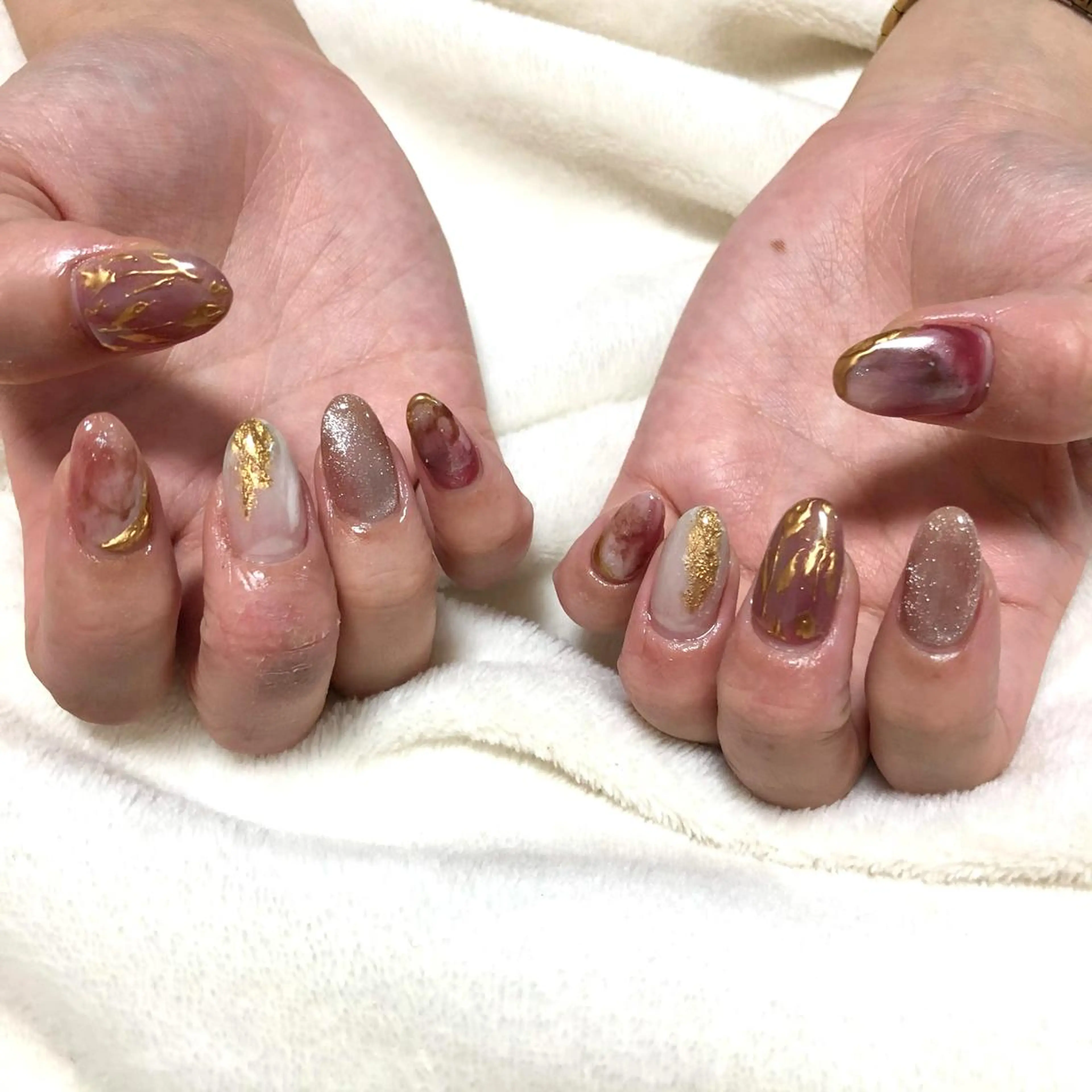 ネイル ハンドネイル Risa　/ EARTH小山のネイルデザイン