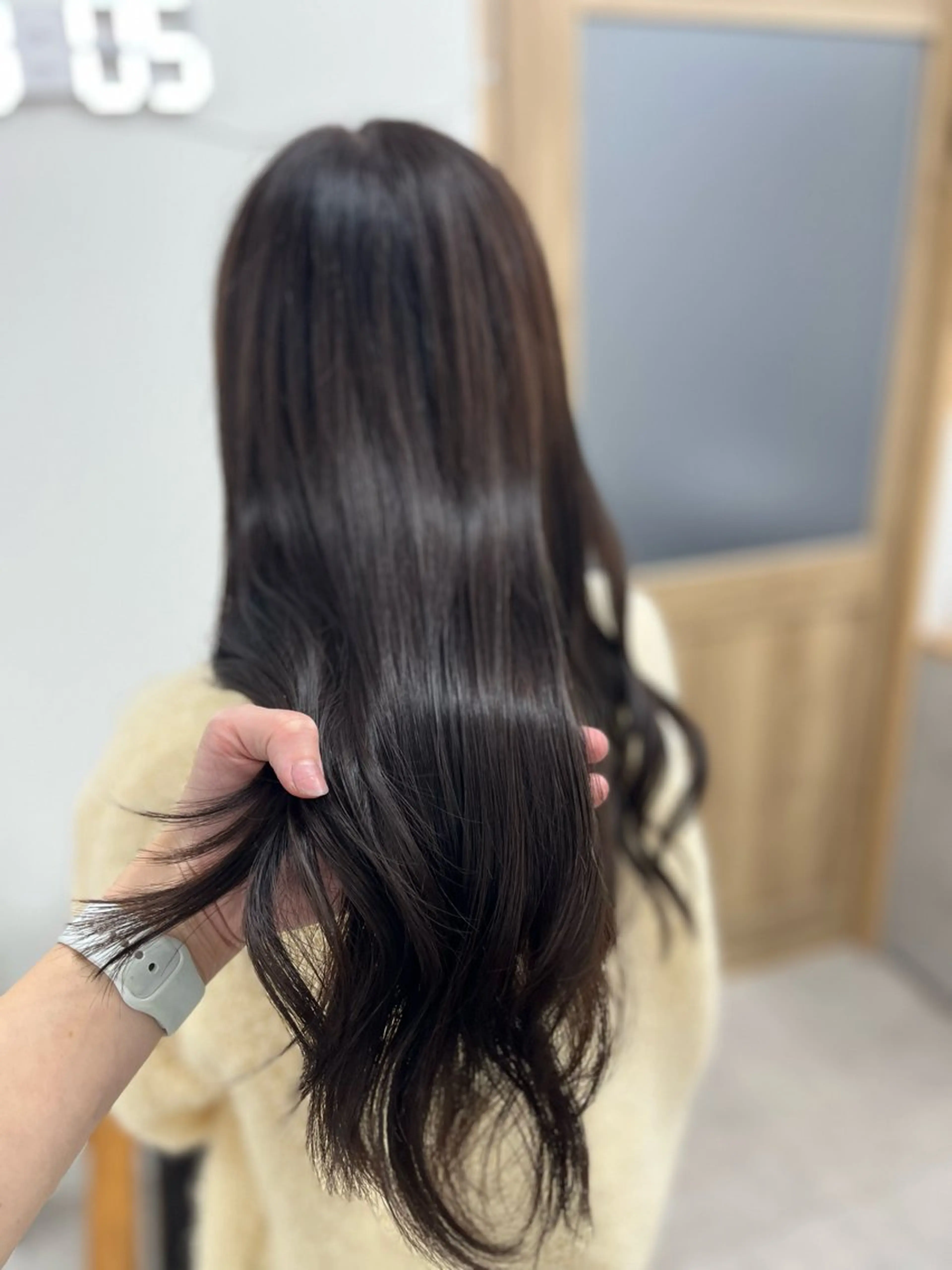 ロング カラー ブラウンカラー ナチュラルブラウン カット ヘアカラー トリートメント 🫧ぷる艶カラー🫧 Yuubi🦩のヘアスタイル