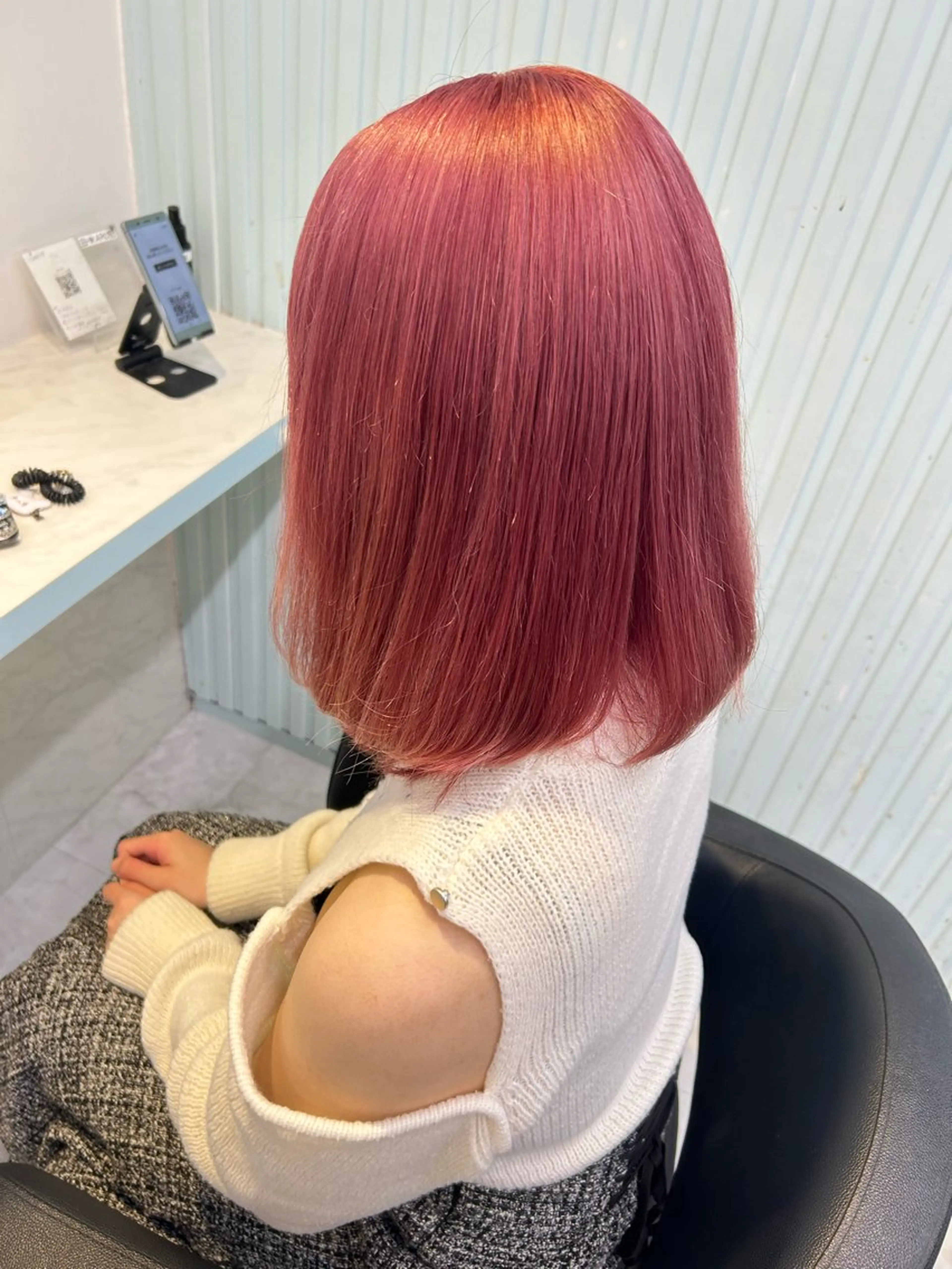 セミロング 似合わせ艶カラー🪽 ひかる🪽のヘアスタイル