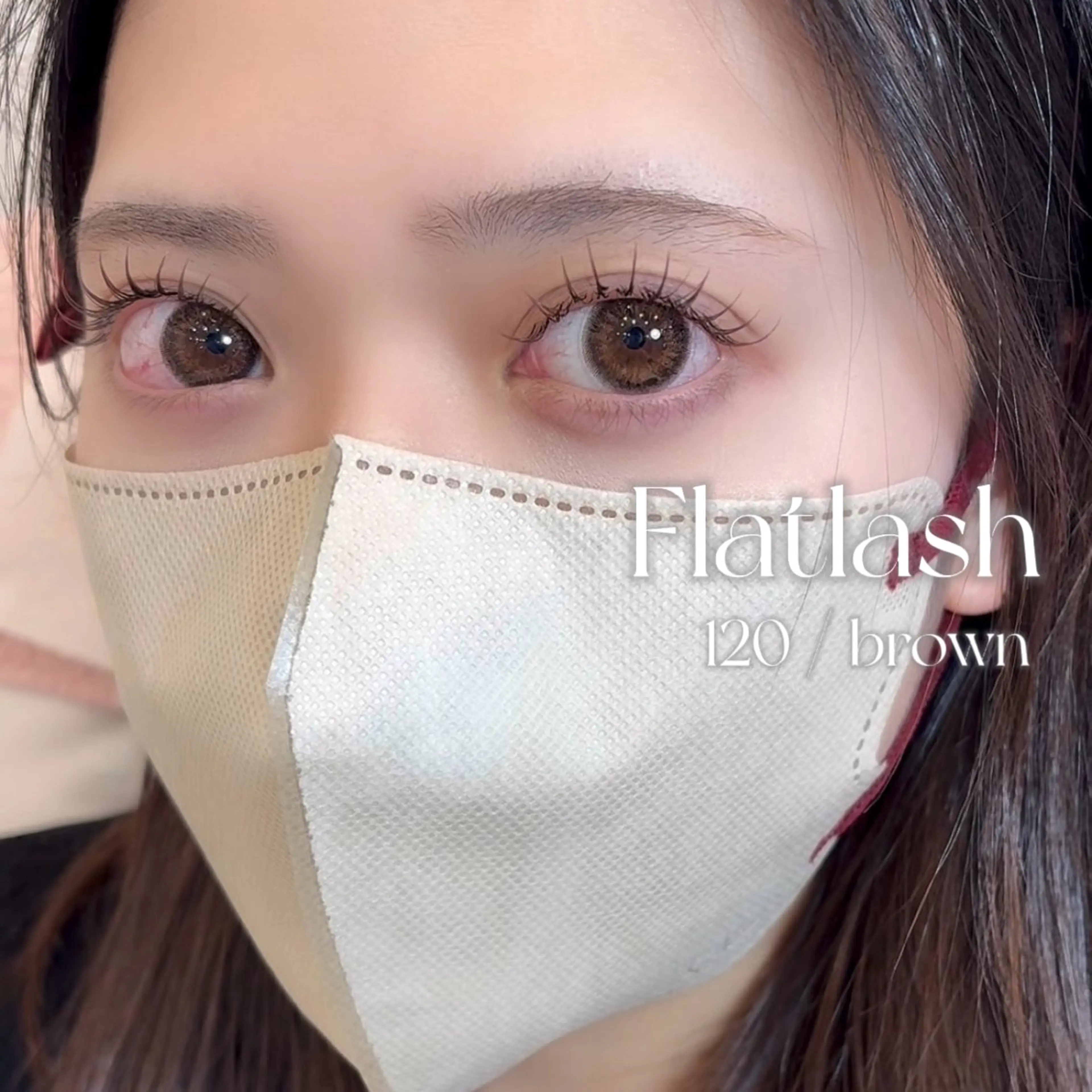 マツエク・マツパ フラットラッシュ マツエク eyelist yuukaのマツエク・マツパデザイン