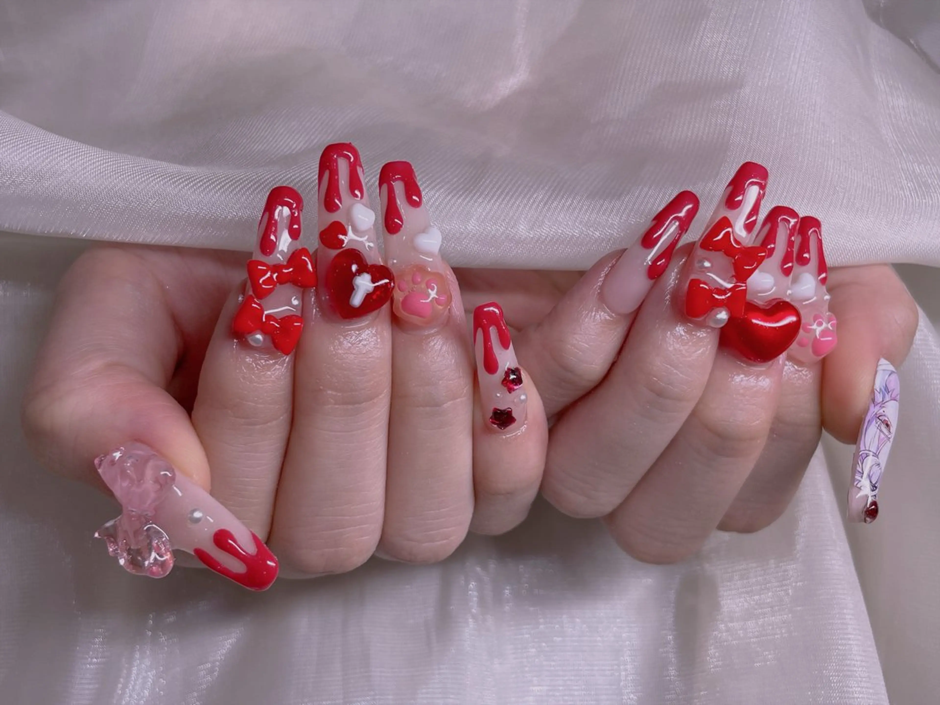 ネイル 長さだし専門店 M2　rikaのネイルデザイン