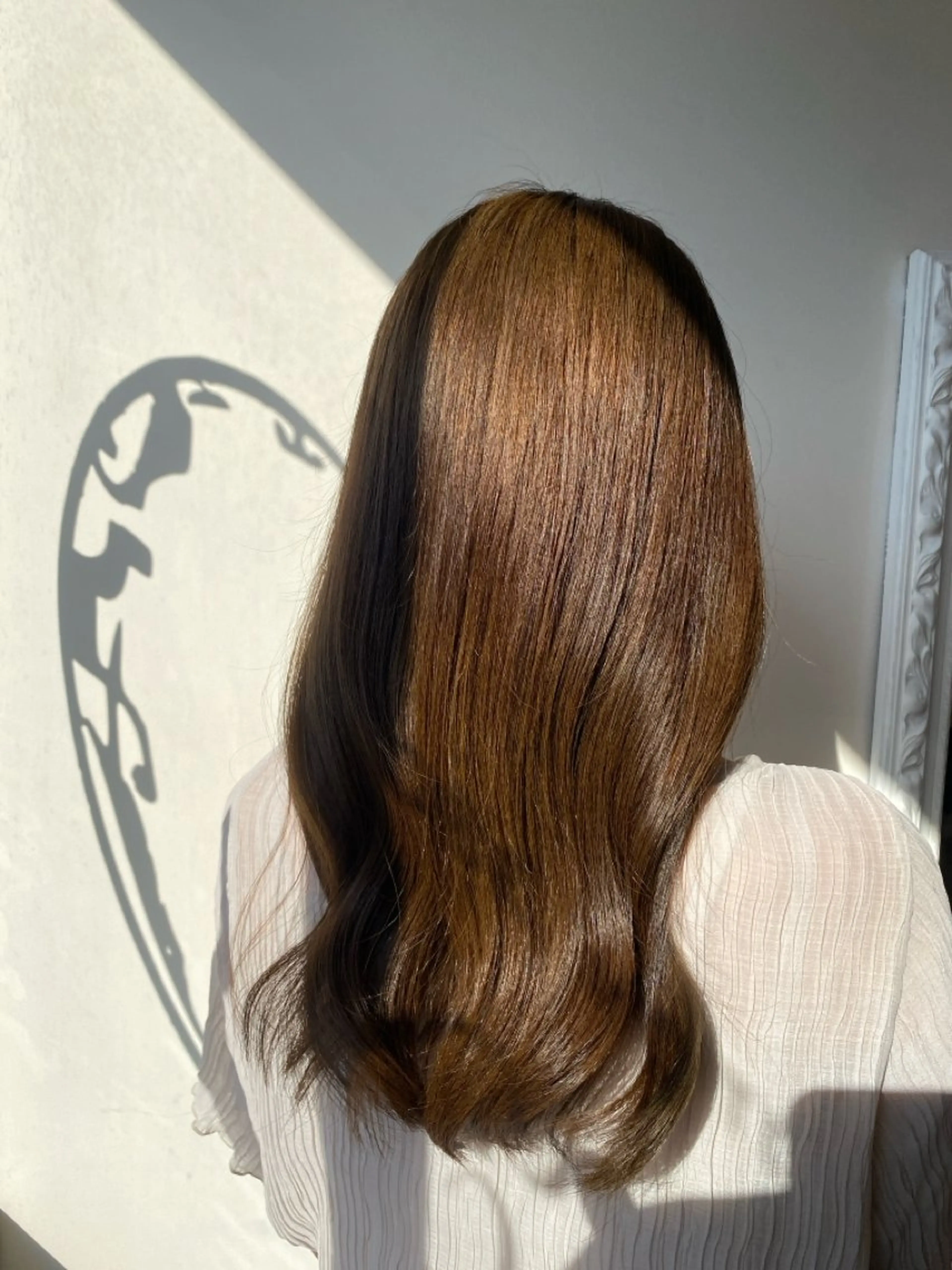 ロング カラー 松井 優佳のヘアスタイル