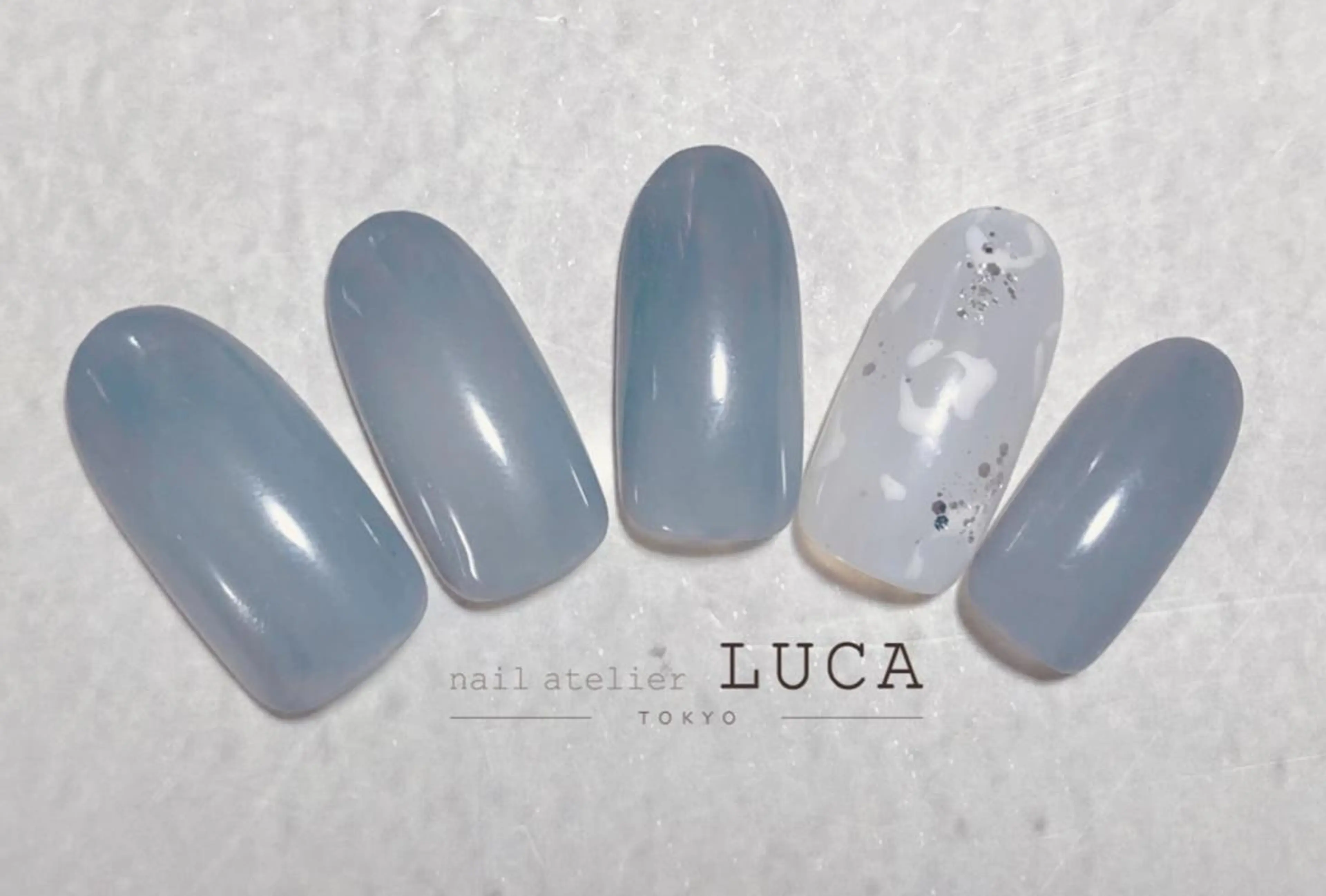 ネイル フレンチネイル ジェルネイル パラジェル シンプルネイル ハンドネイル ネイルアトリエルカ スタッフのネイルデザイン