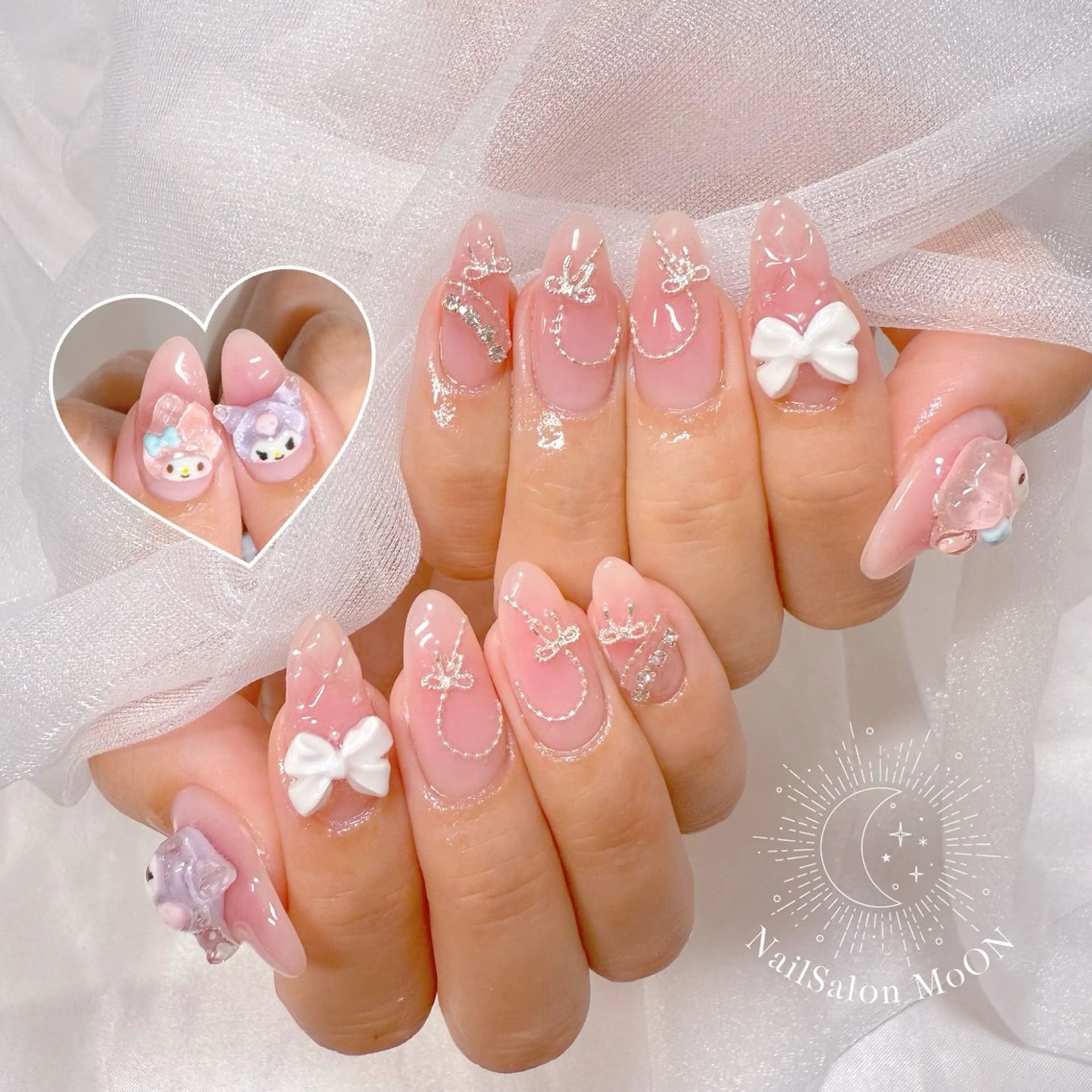 ネイル ハンドネイル ハンドケア MoON...❤︎ MeGuのネイルデザイン