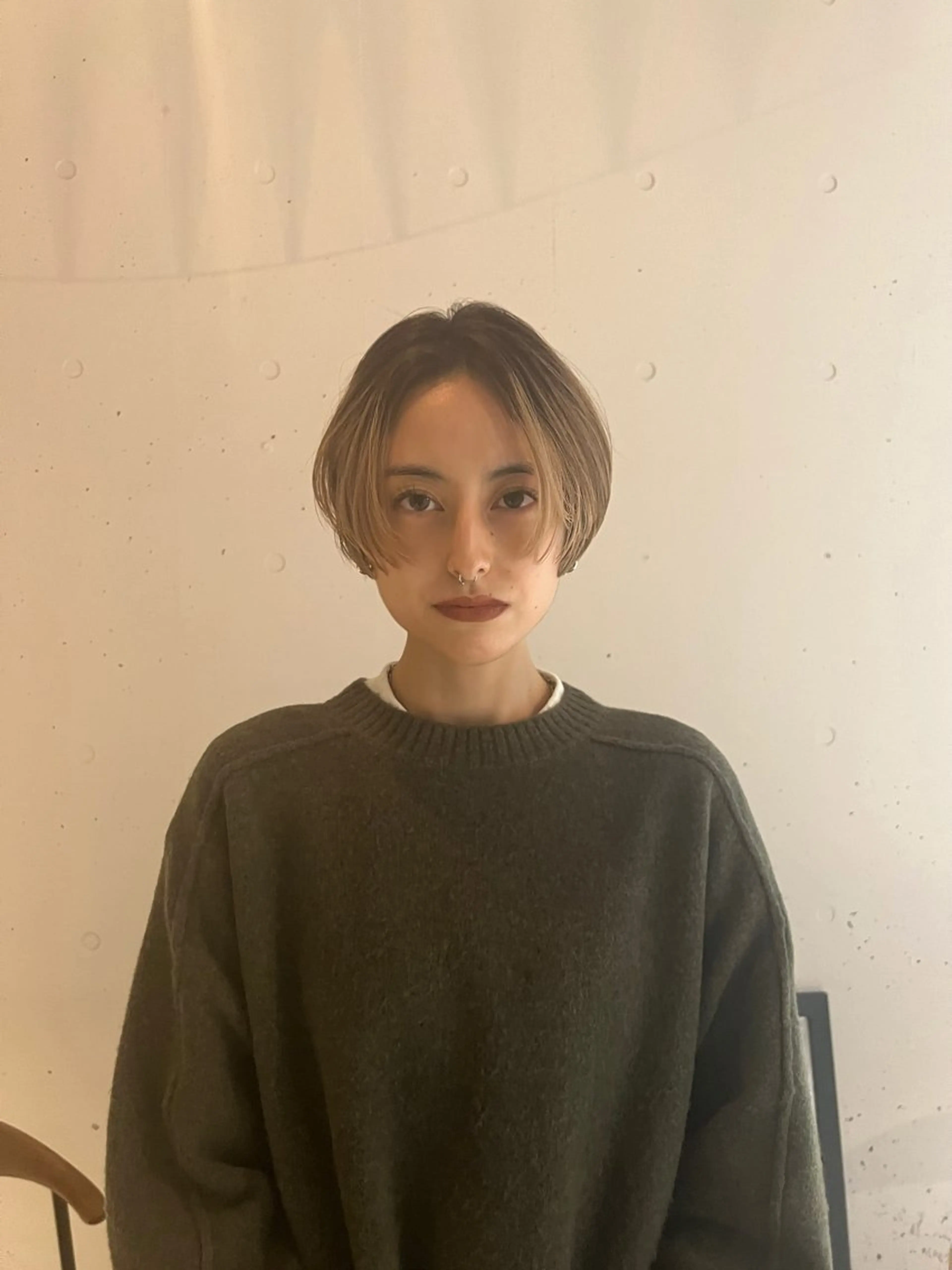 ショート カラー Hank.所属・竹下 浩一のヘアスタイル