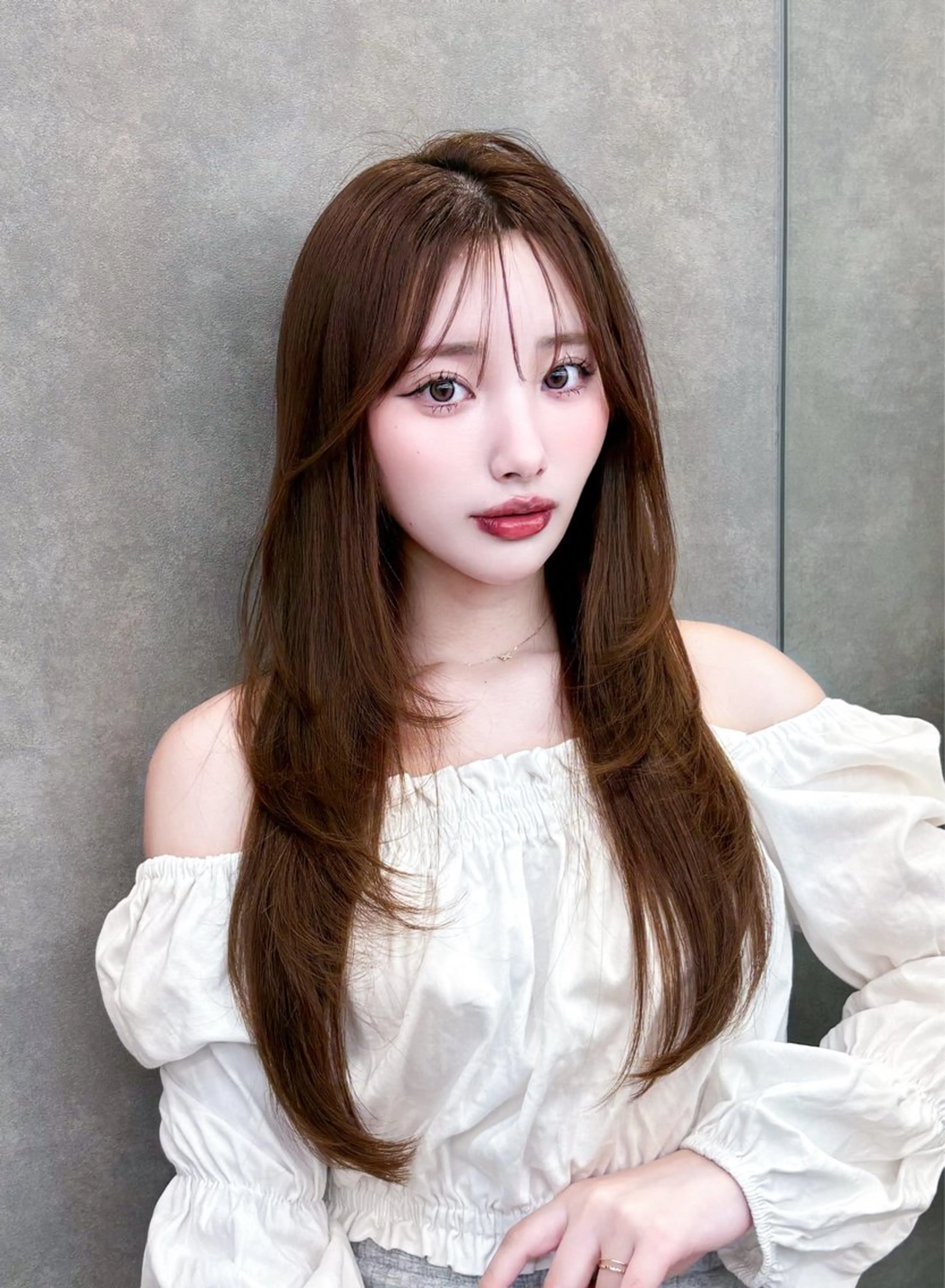 ロング 韓国ヘア/ ミラノのヘアスタイル