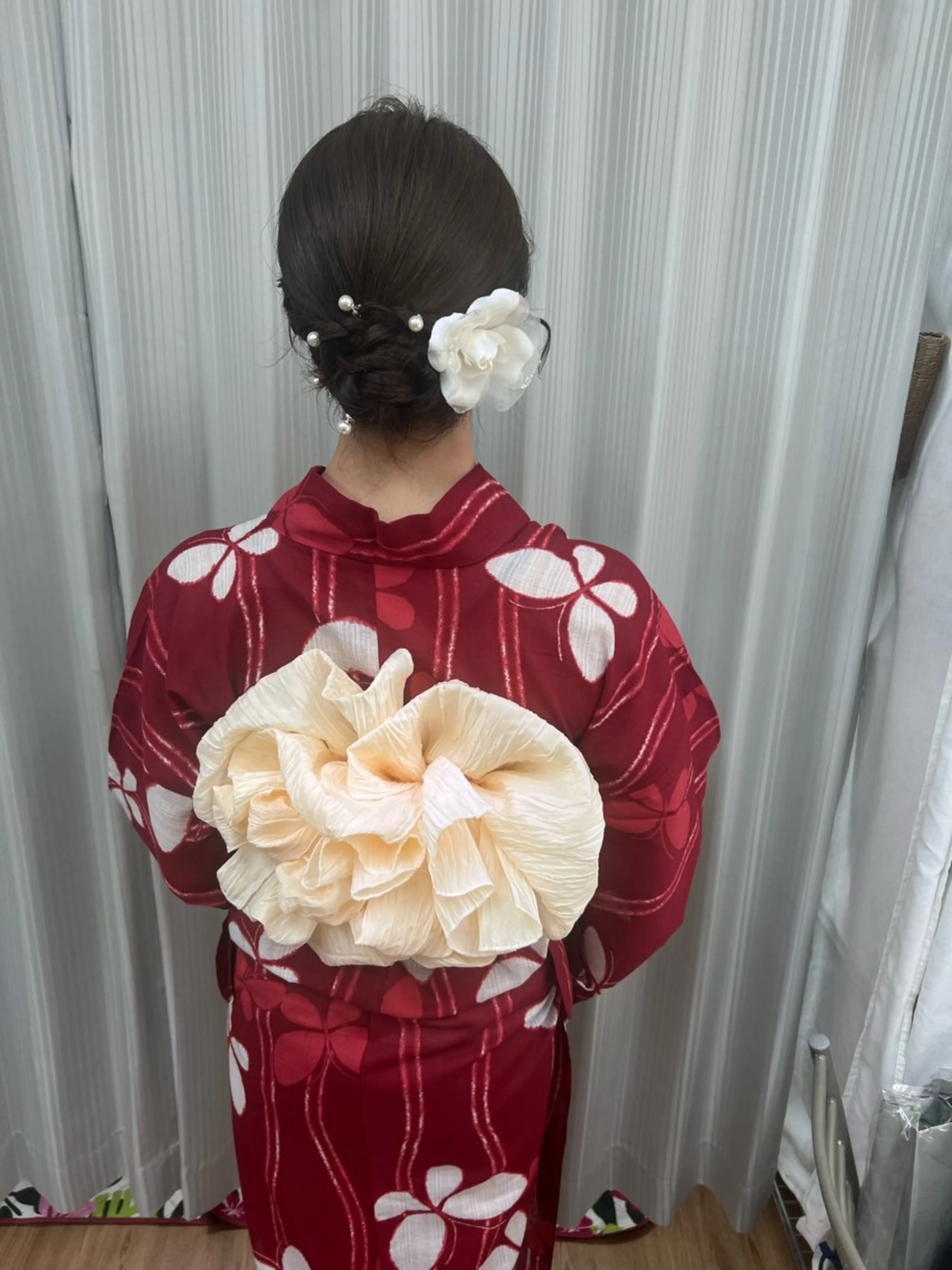 ヘアアレンジ 浴衣 萱場 利恵のヘアスタイル