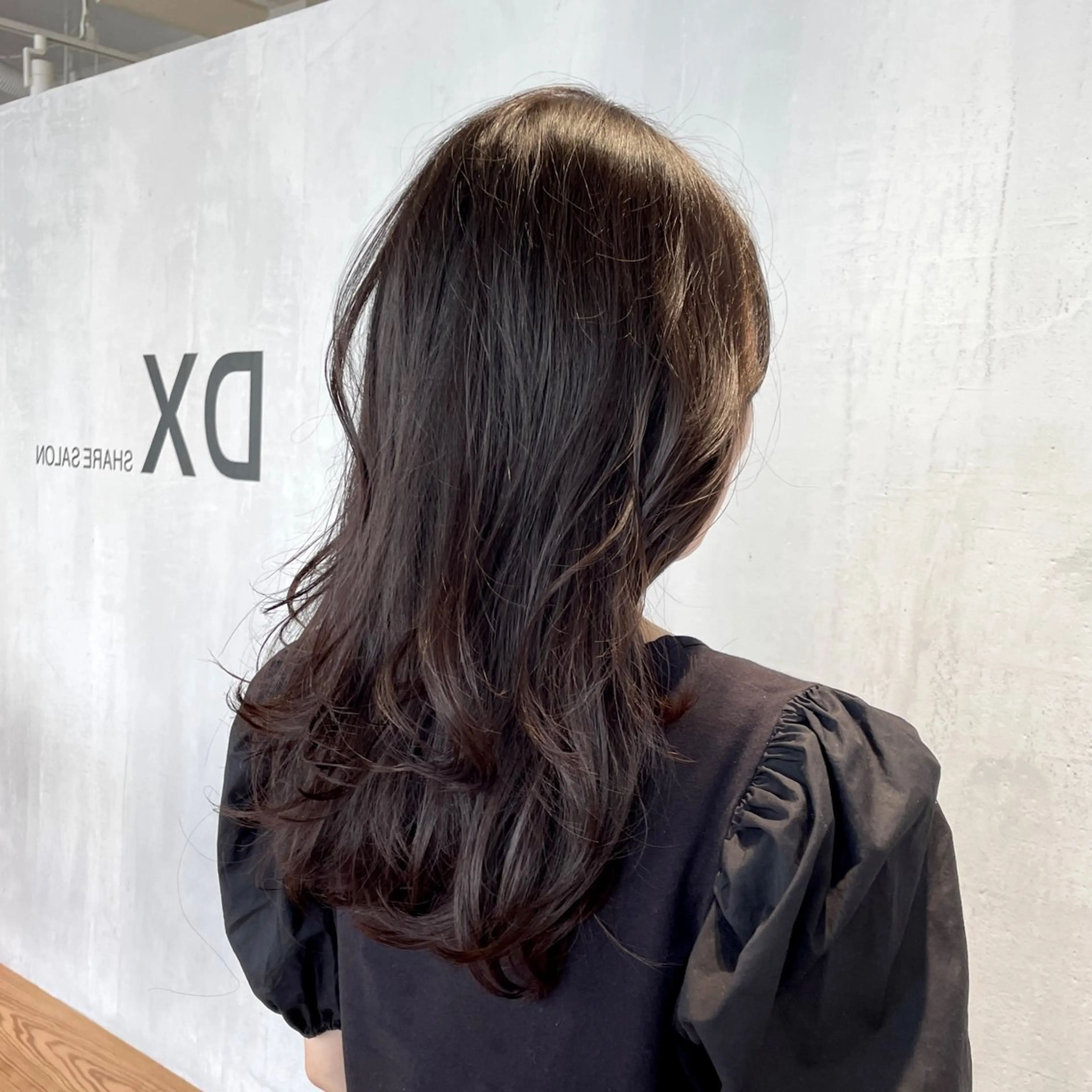 セミロング カラー ハイライトカラー ハイライト カット ヘアカラー トリートメント ヘッドスパ DX SHARE SALON所属・matka白髪ぼかし 大人ヘア/KEIKOのヘアスタイル