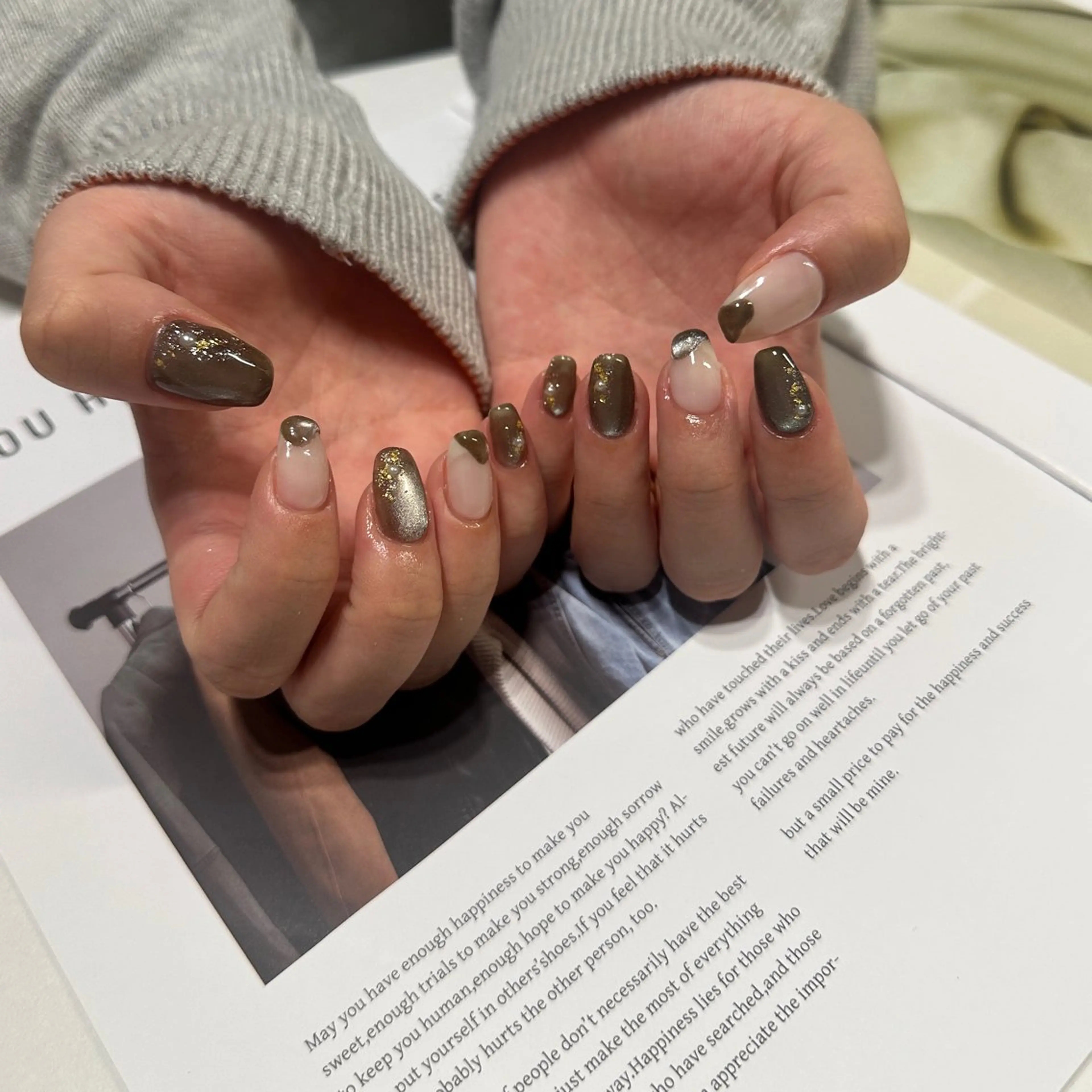 ネイル マグネットネイル ハンドネイル cyaan所属・nail salon Cyaanのネイルデザイン