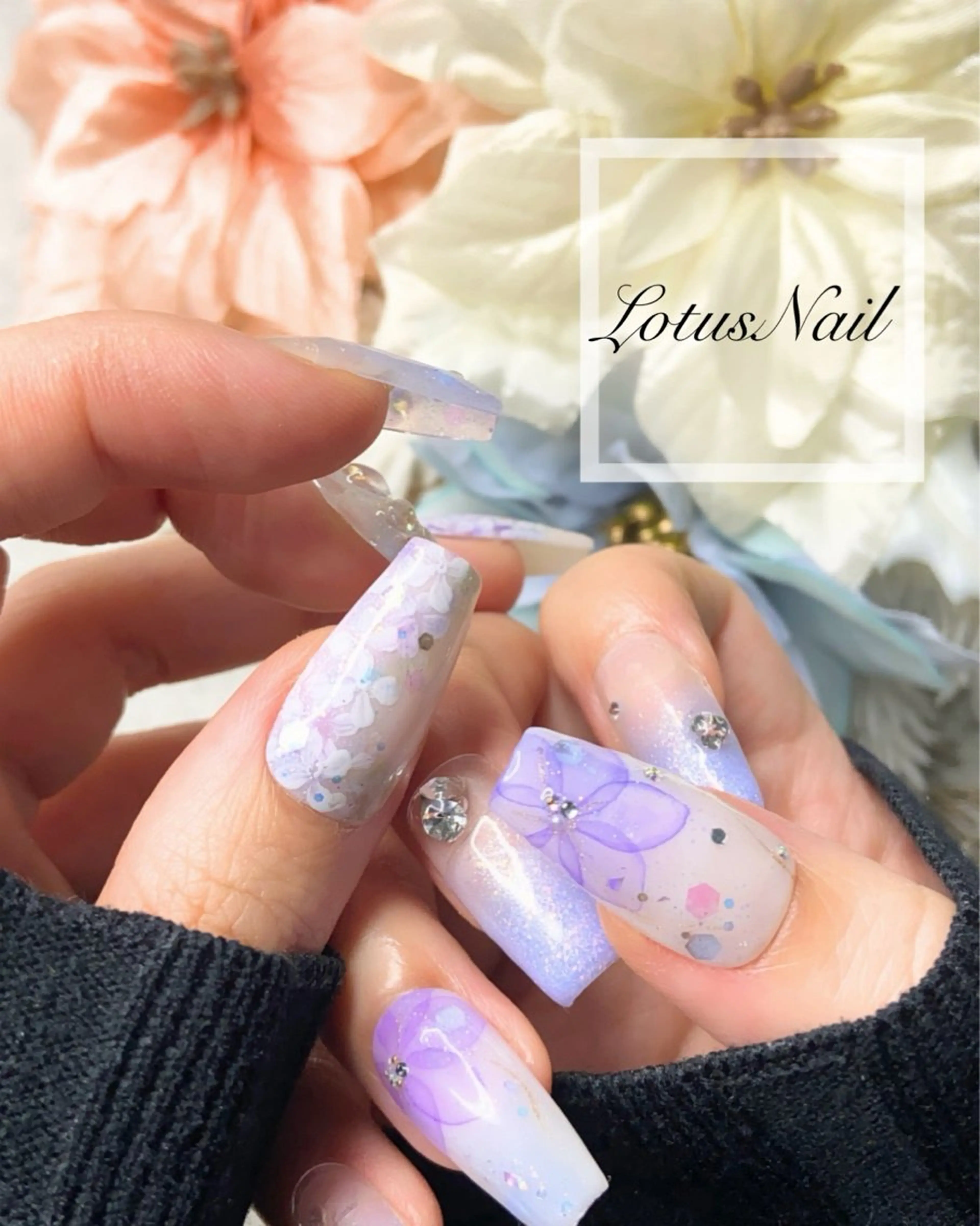 ネイル ハンドネイル Lotus Nailのネイルデザイン