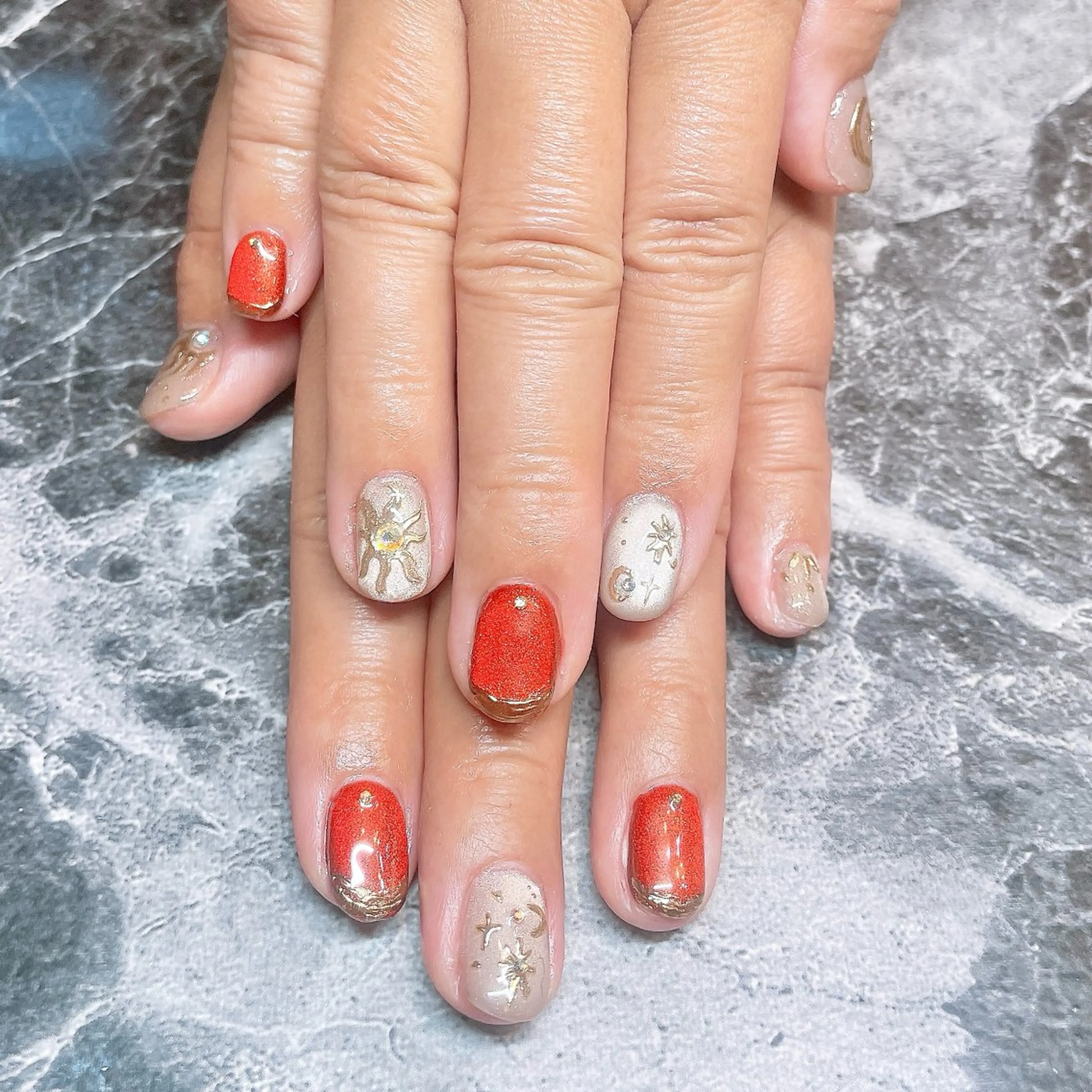 ネイル ハンドネイル 大塚 晃花のネイルデザイン