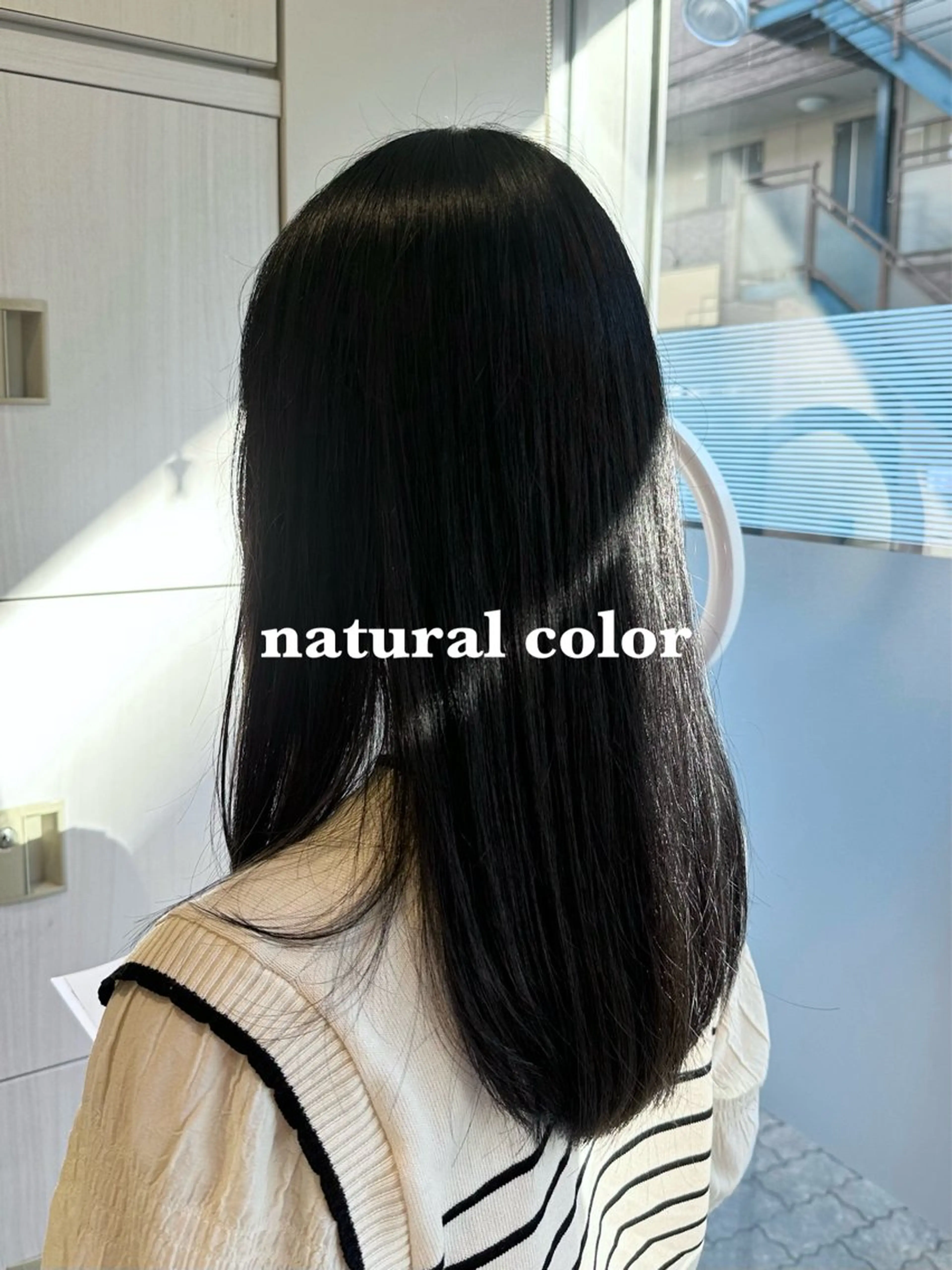 セミロング カラー ヘアカラー トリートメント ヘアセット 韓国ヘア/レイヤー 顔周りカット/ユキナのヘアスタイル