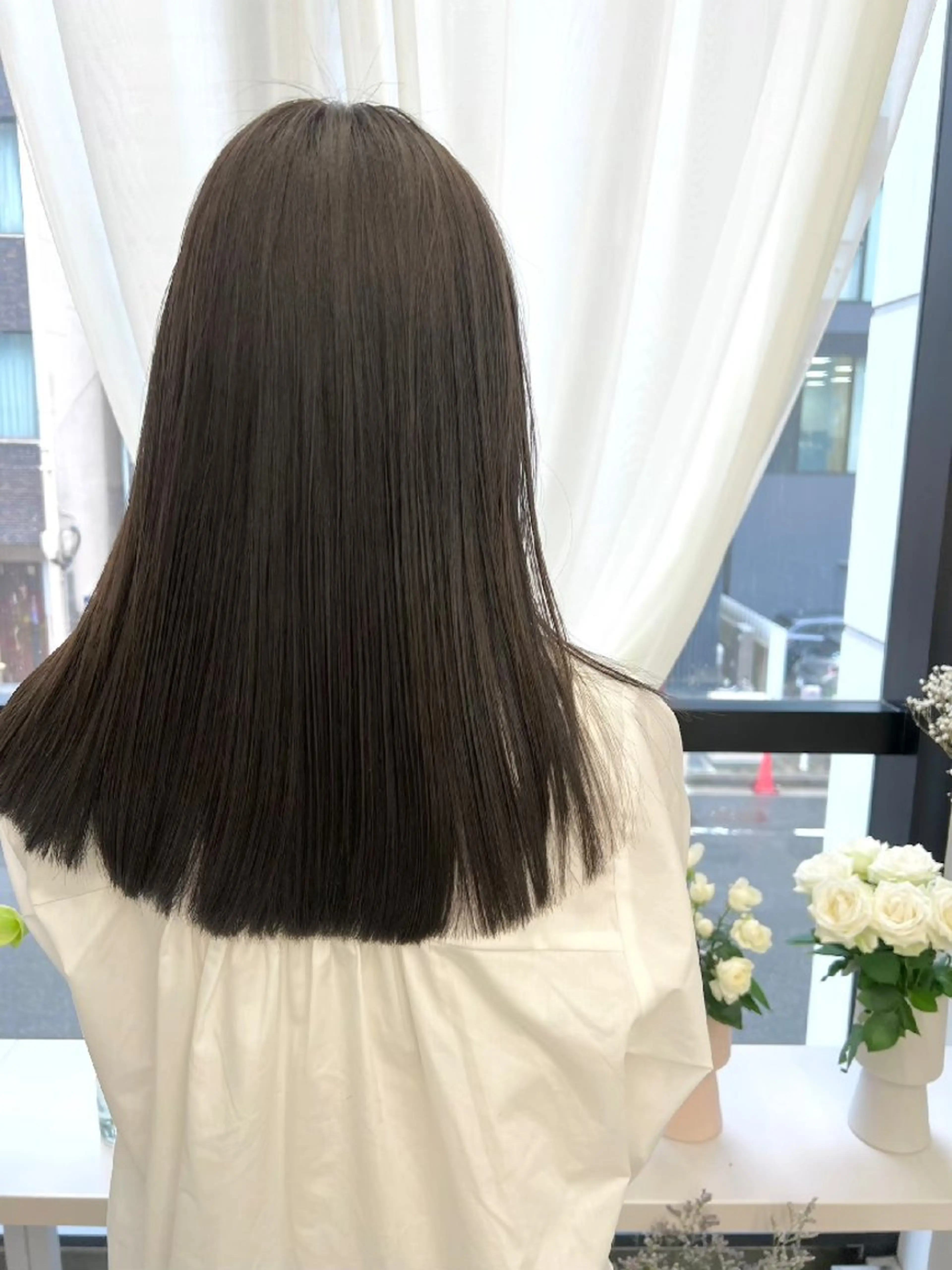 カラー ヘアカラー 🎀花屋併設サロン 荘司まゆり🎀‪‪のヘアスタイル