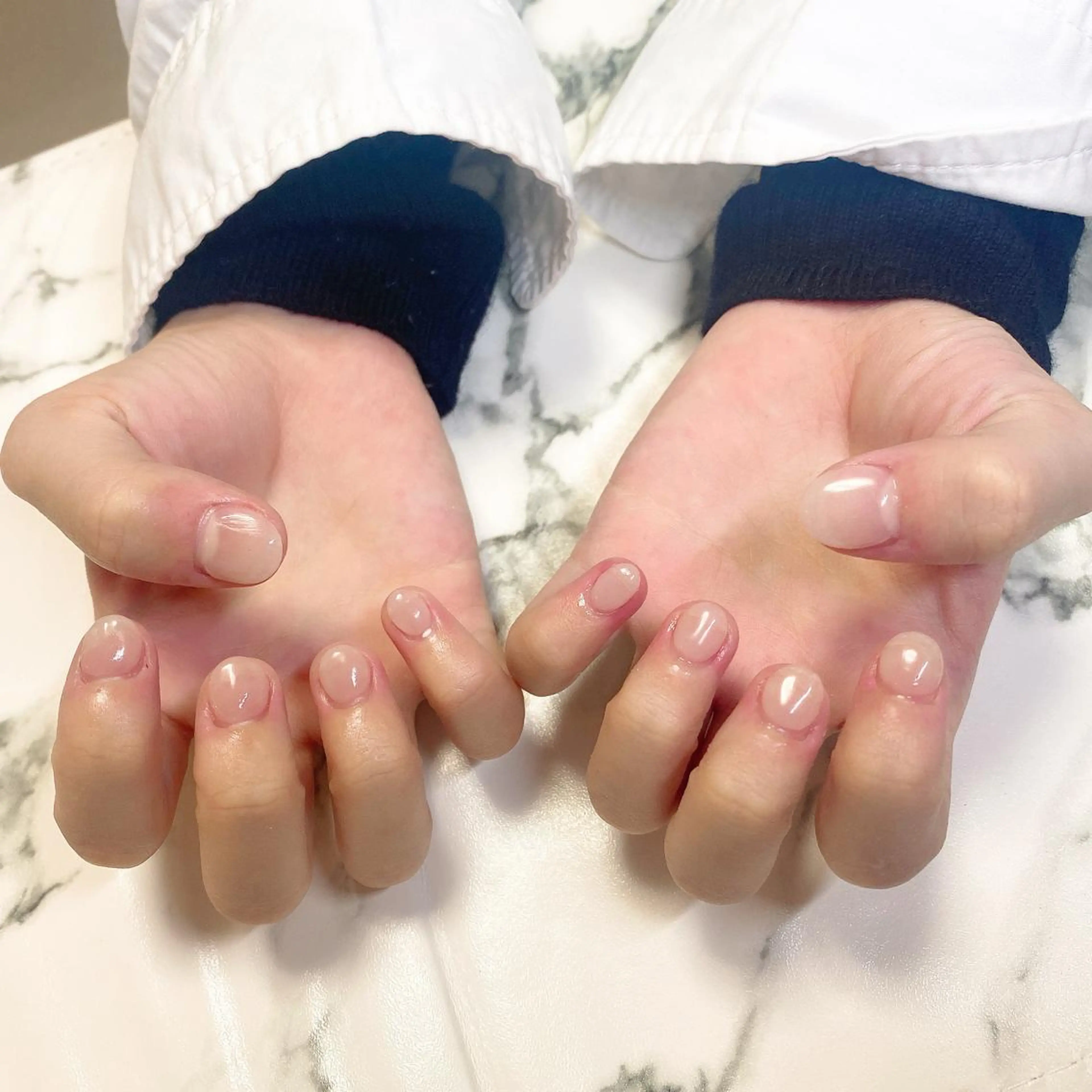 ロング カラー ネイル Q Free nailsのネイルデザイン