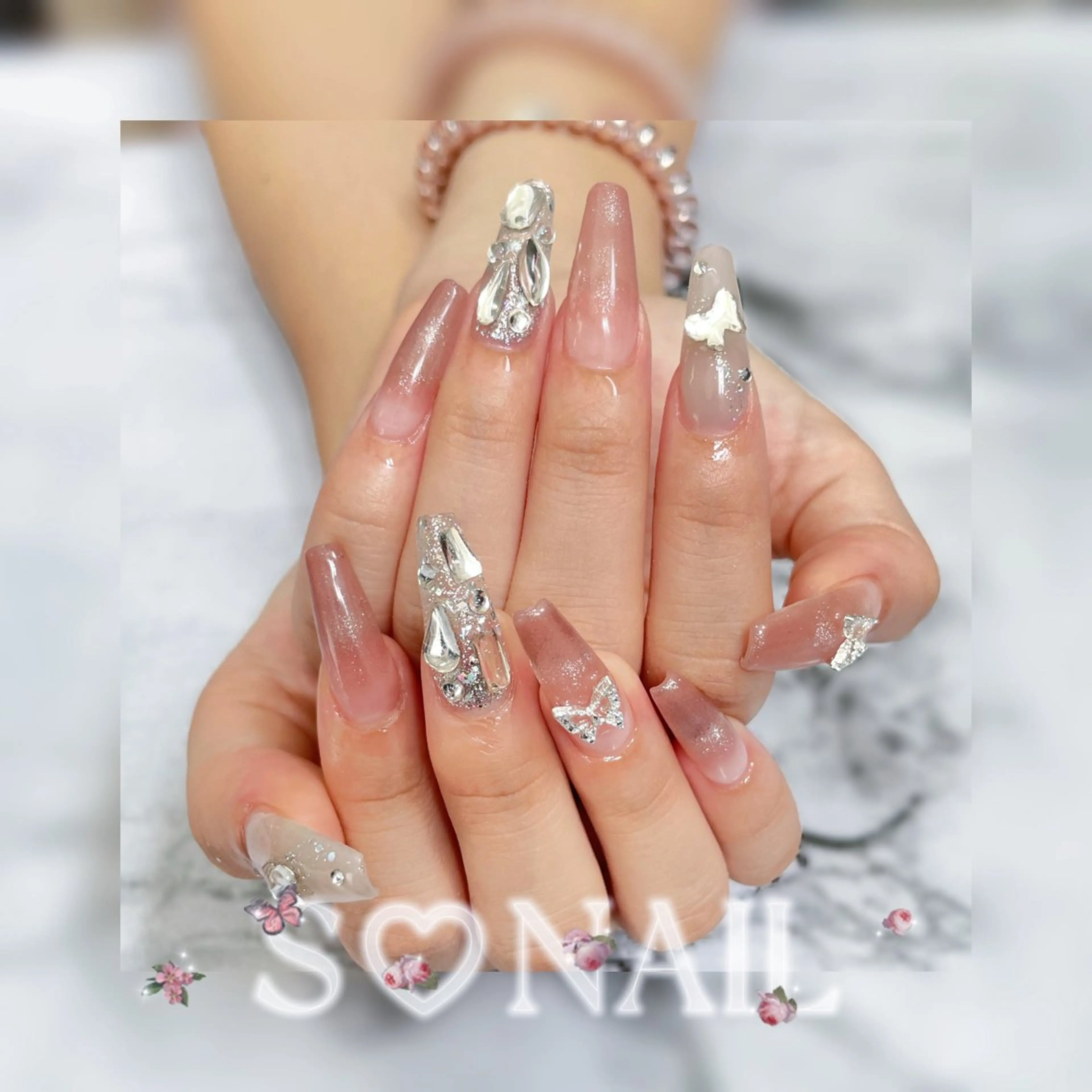 ネイル 持ち込み ハンドネイル S♡NAIL所属・S.NAIL Suuのネイルデザイン